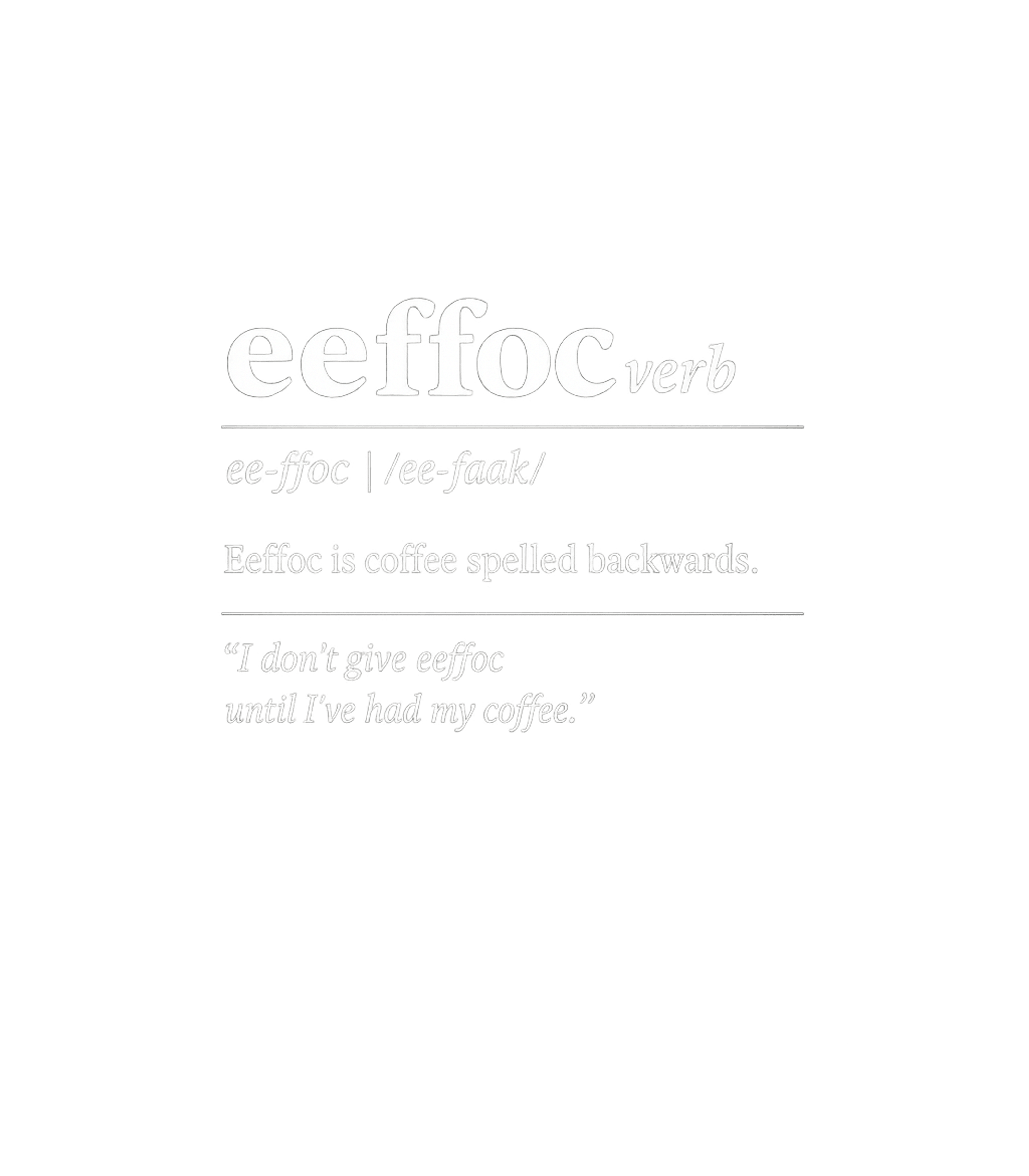 Eeffoc Men's T Shirt