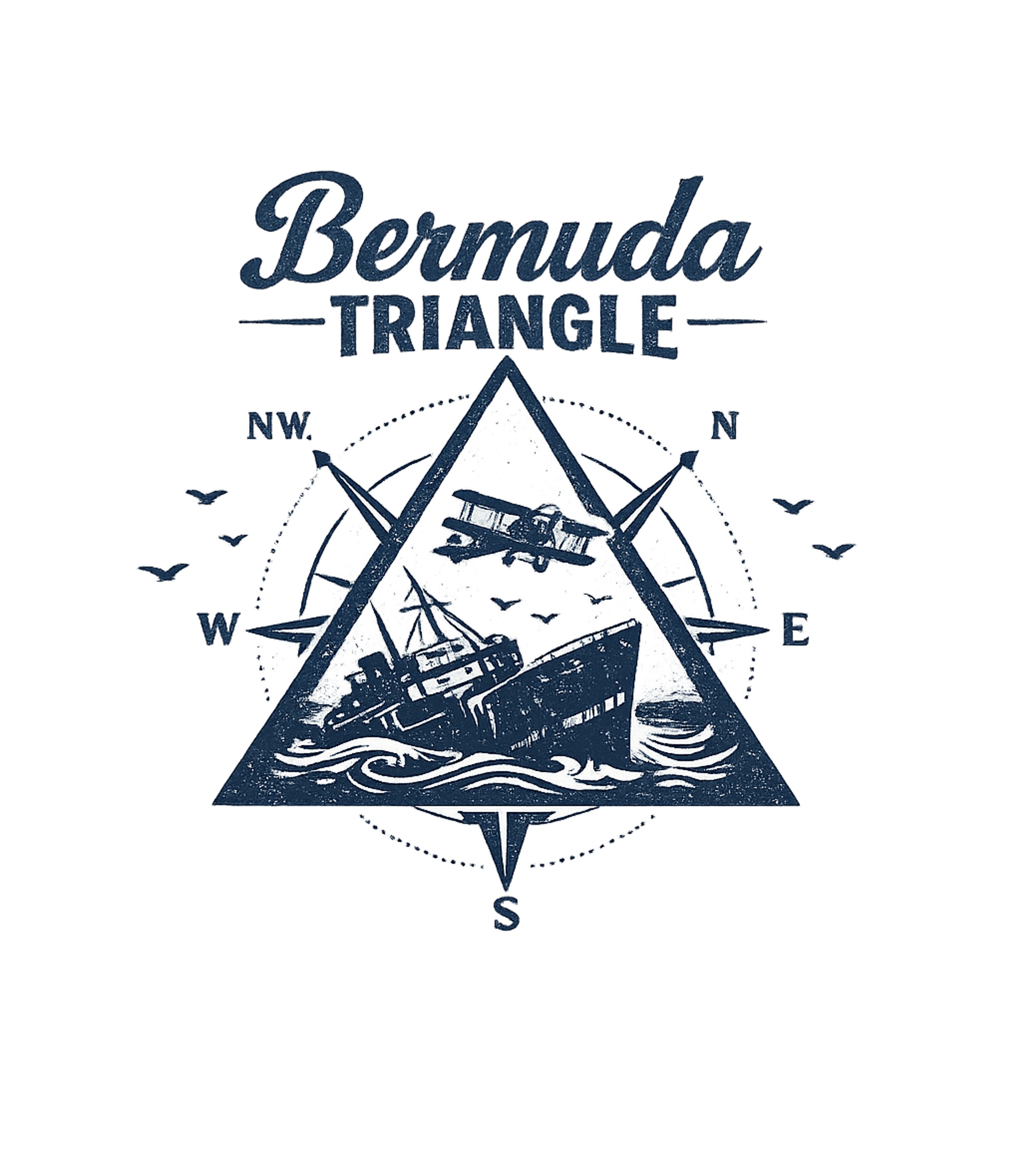 Bermuda Triangle Men's T Shirt