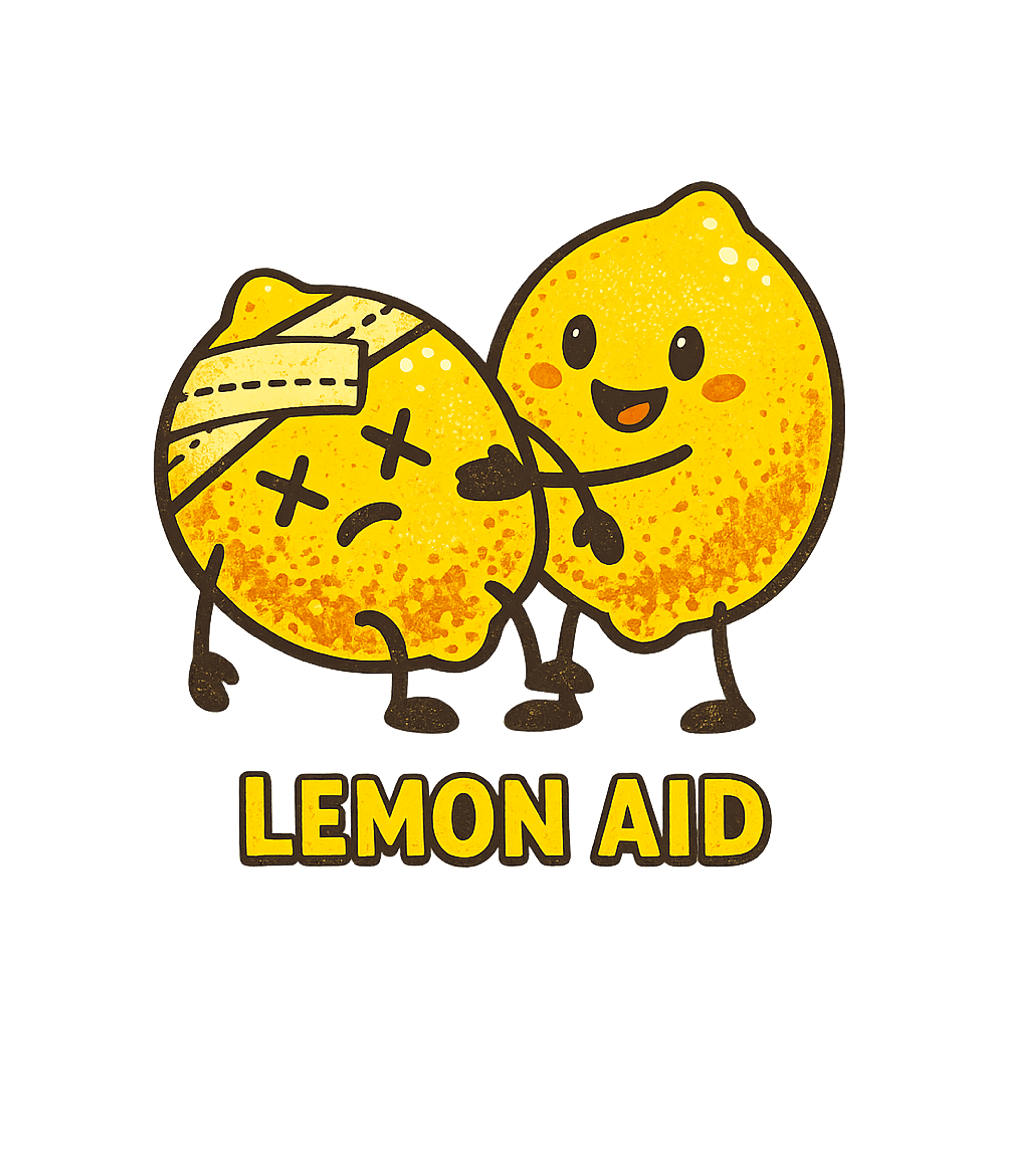 Lemon Aid Pun Design