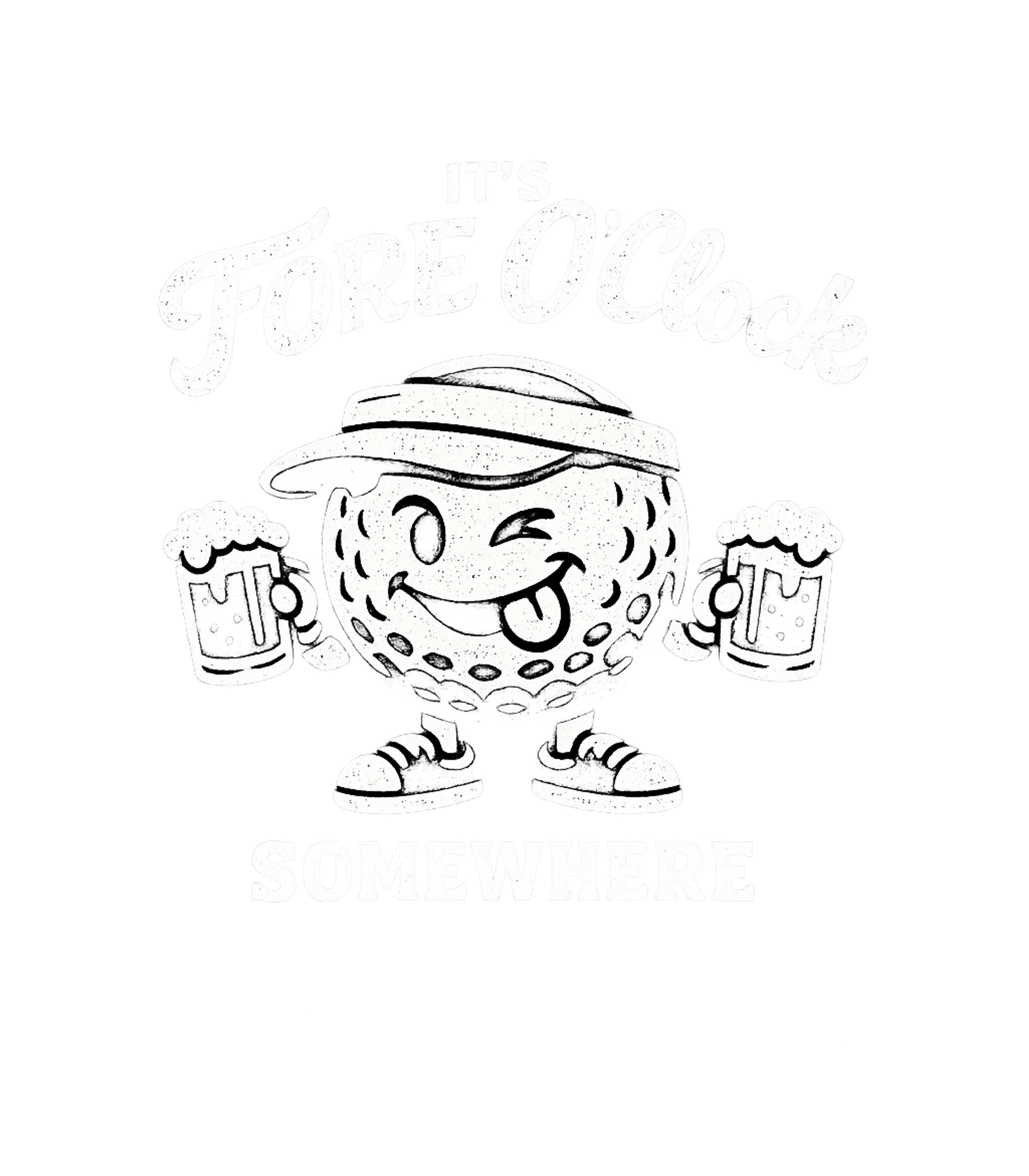 Its Fore O Clock Somewhere Men's T Shirt