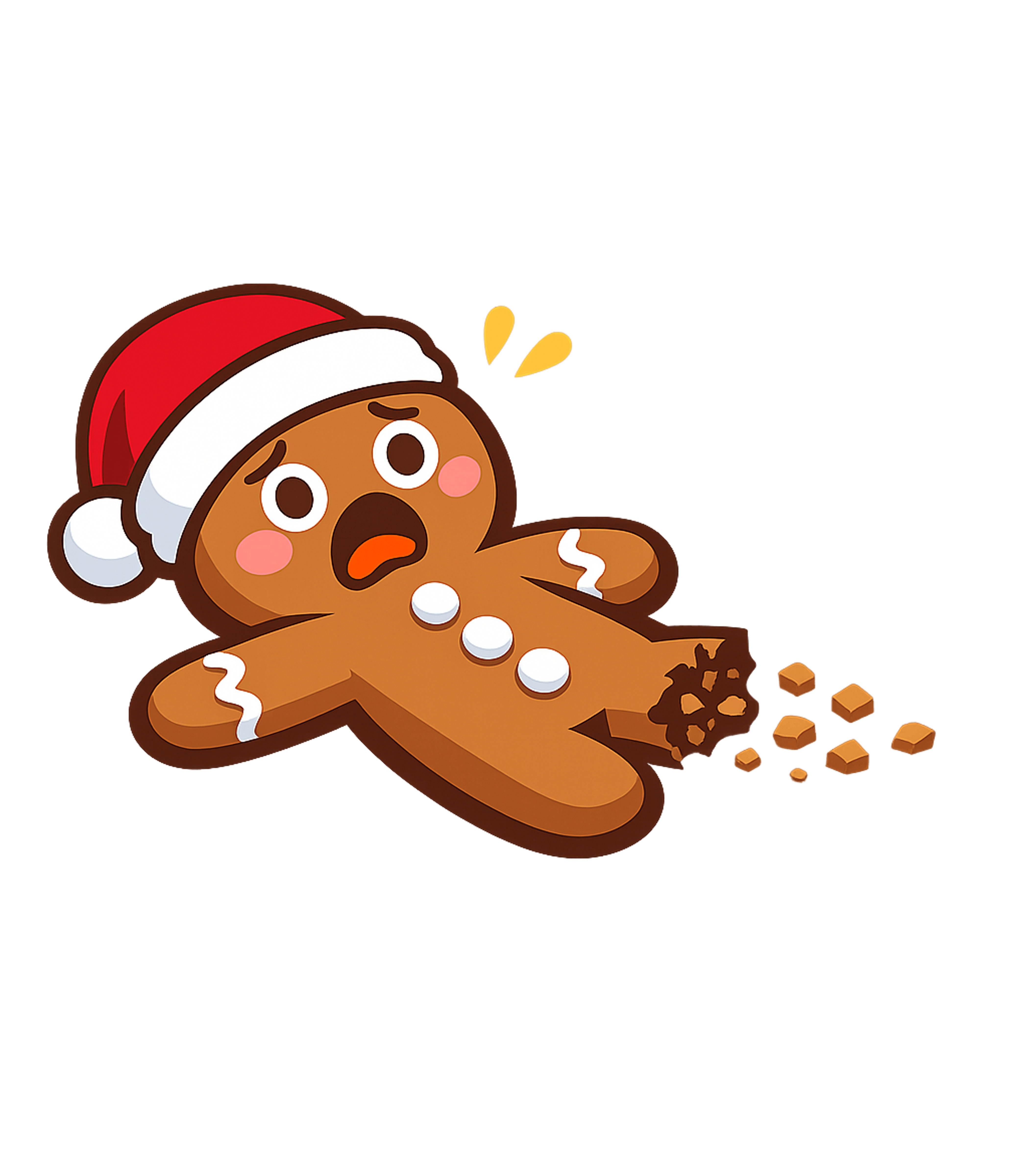 Half-Eaten Gingerbread Men's T Shirt