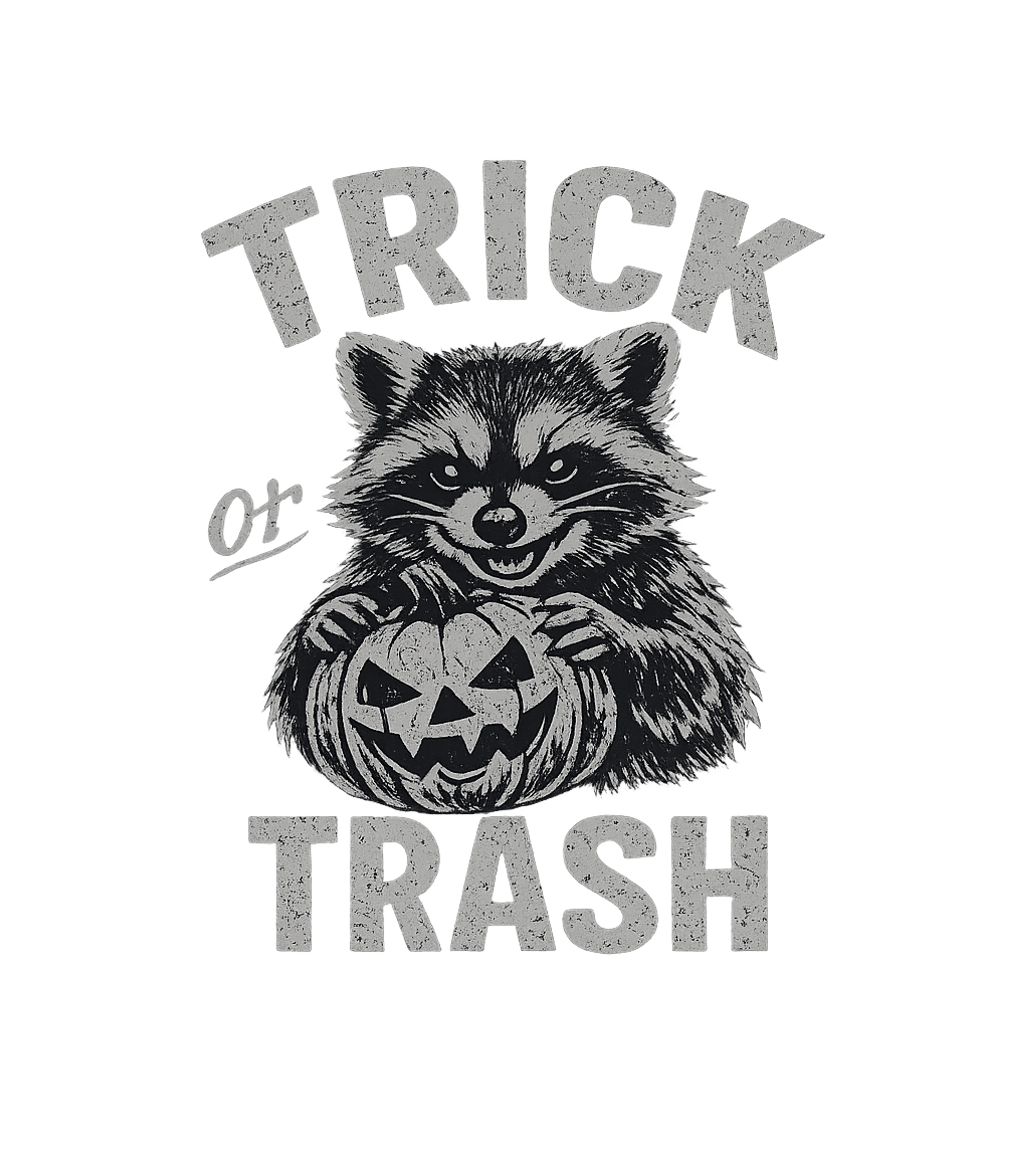 Trick or Trash Raccoon
