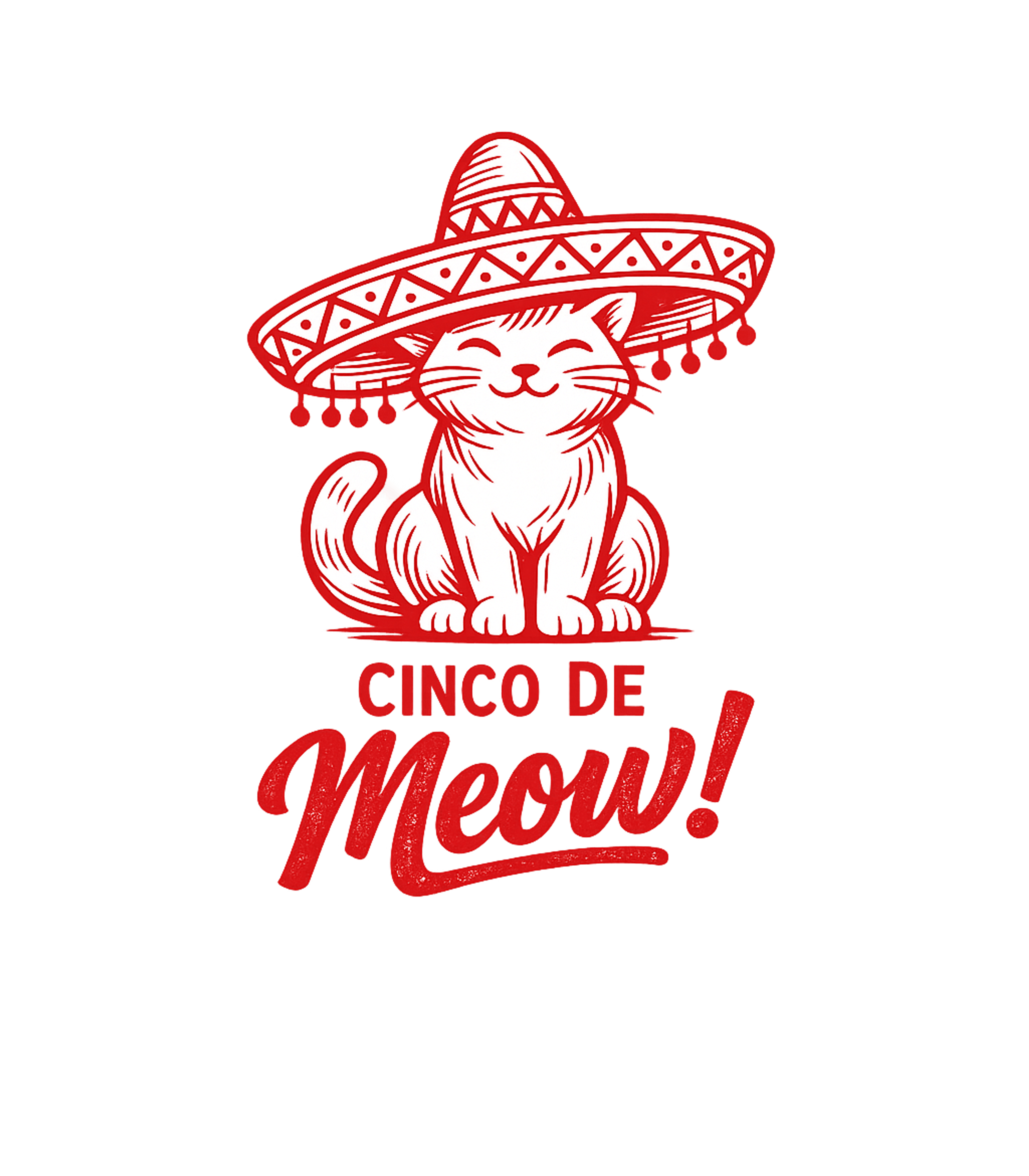 Cinco De Meow Cat Men's T Shirt