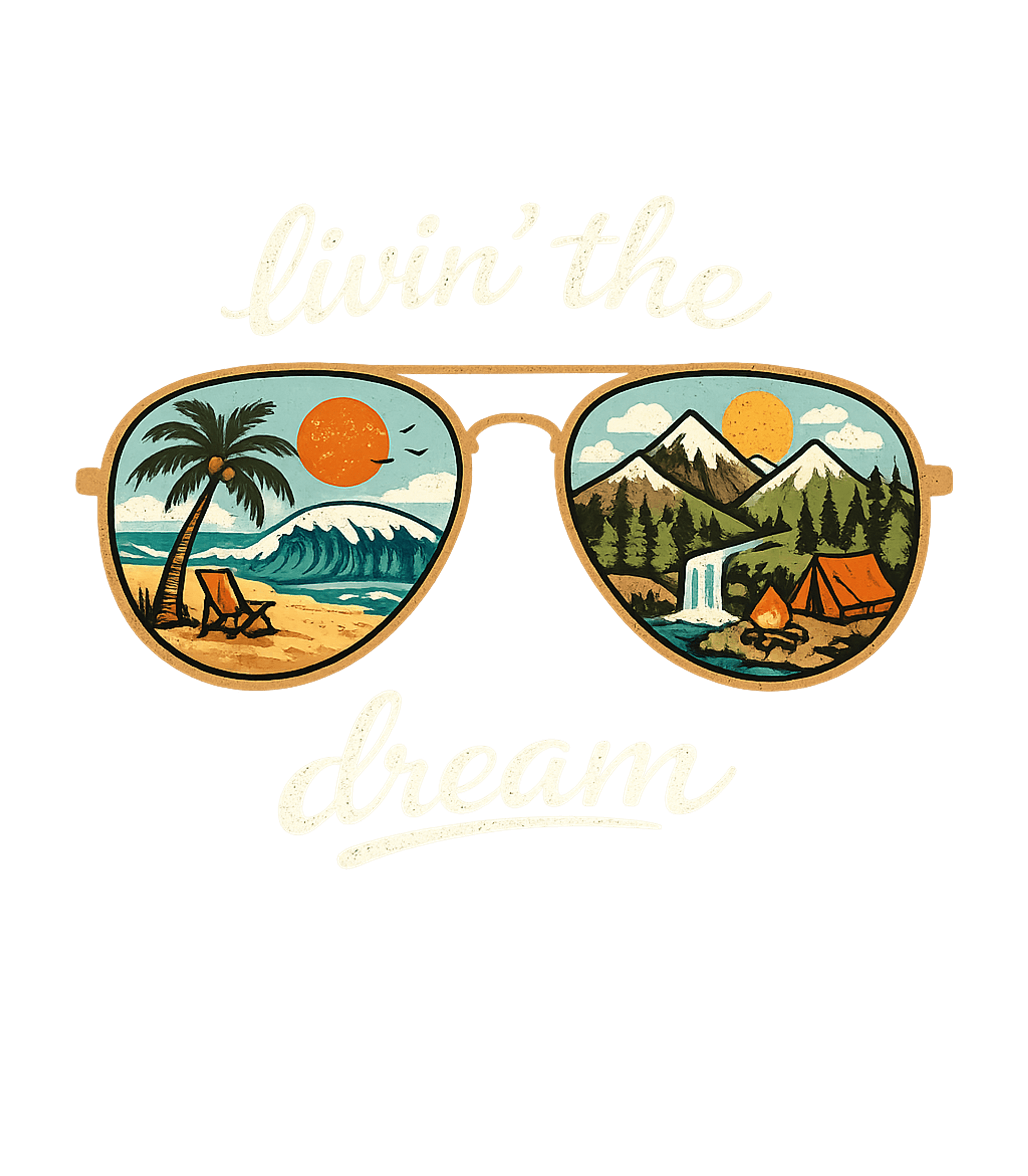 Livin' The Dream Men's T Shirt