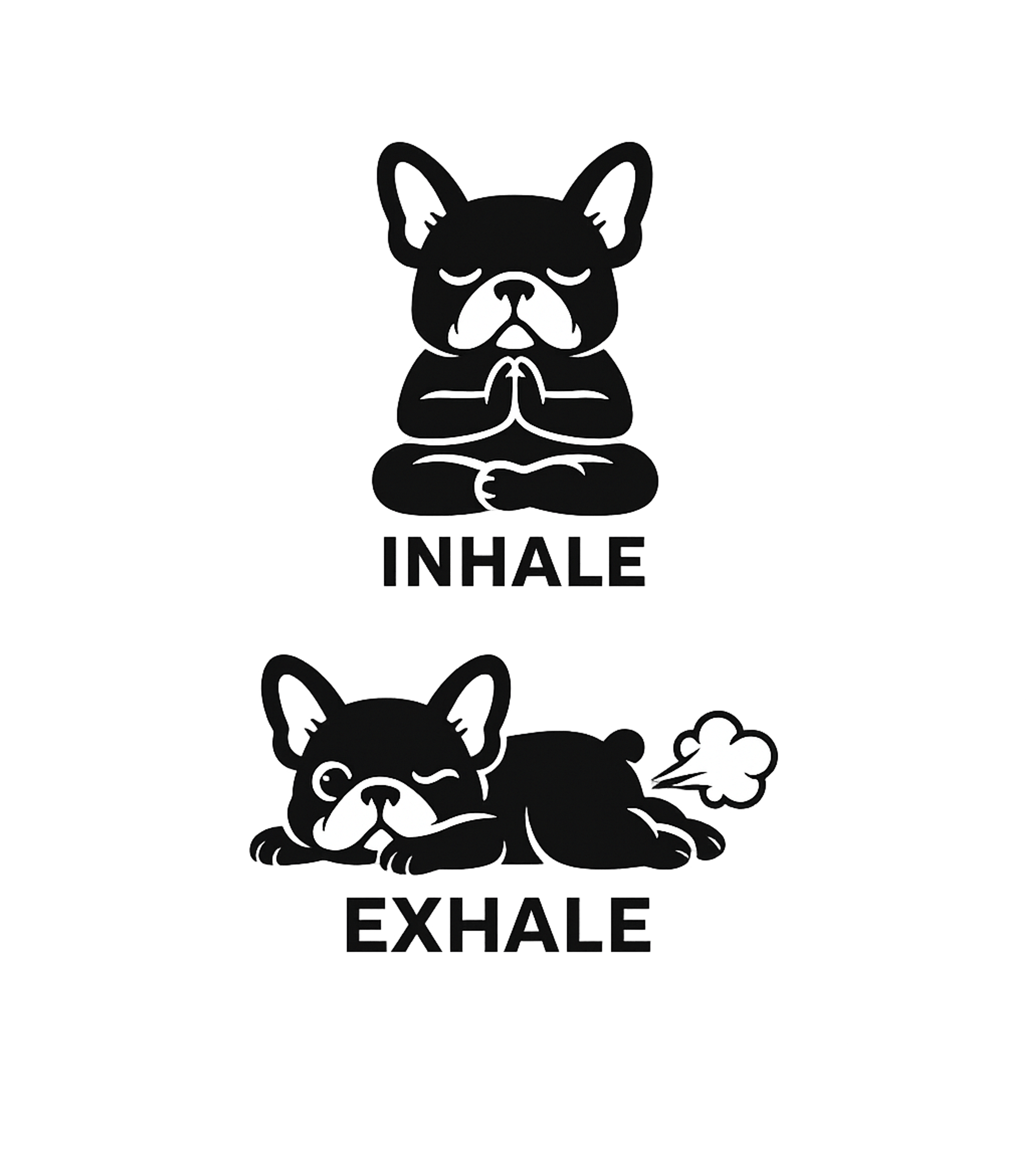 Inhale Exhale Frenchie