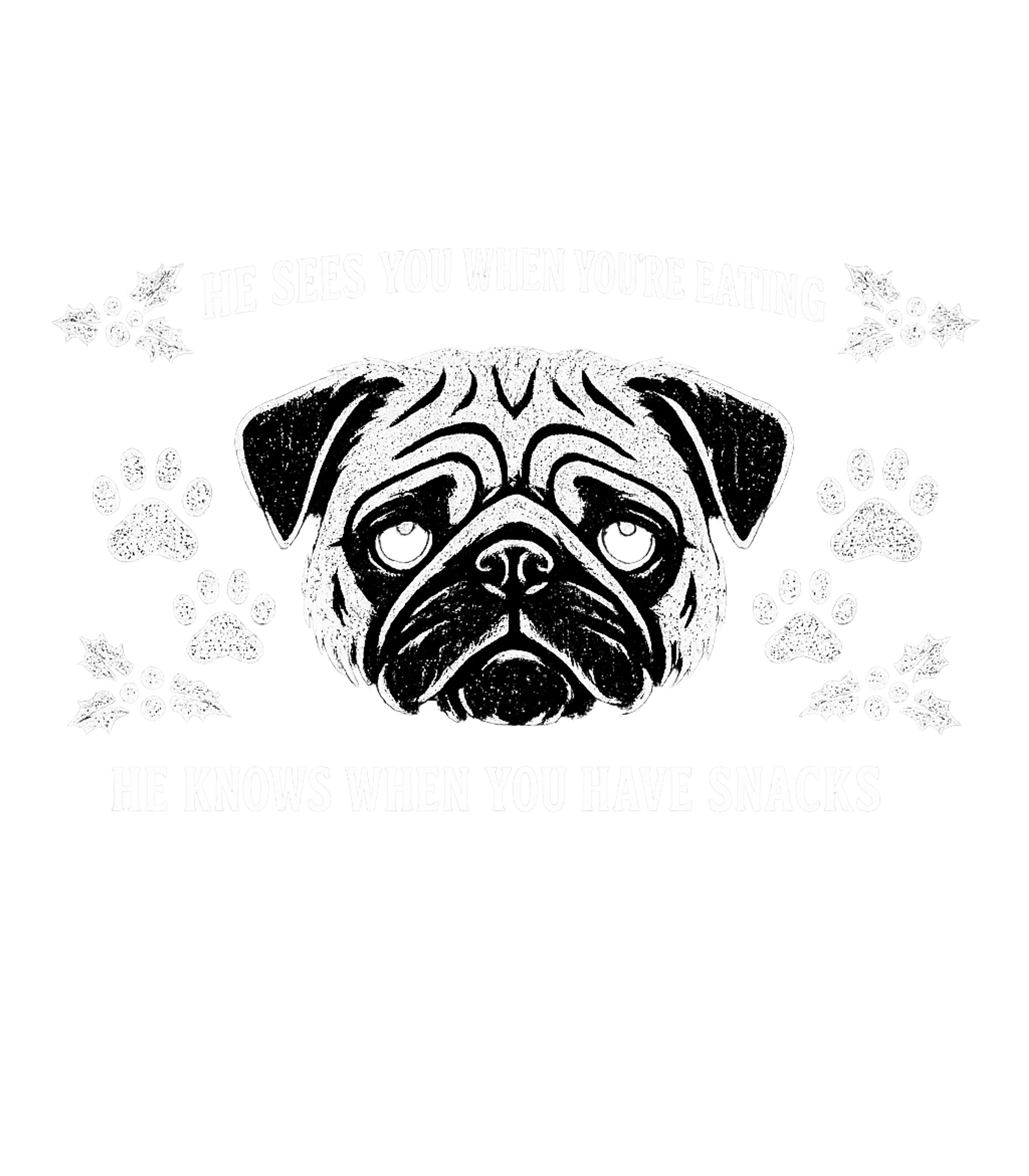 He Sees You When You're Eating Men's T Shirt