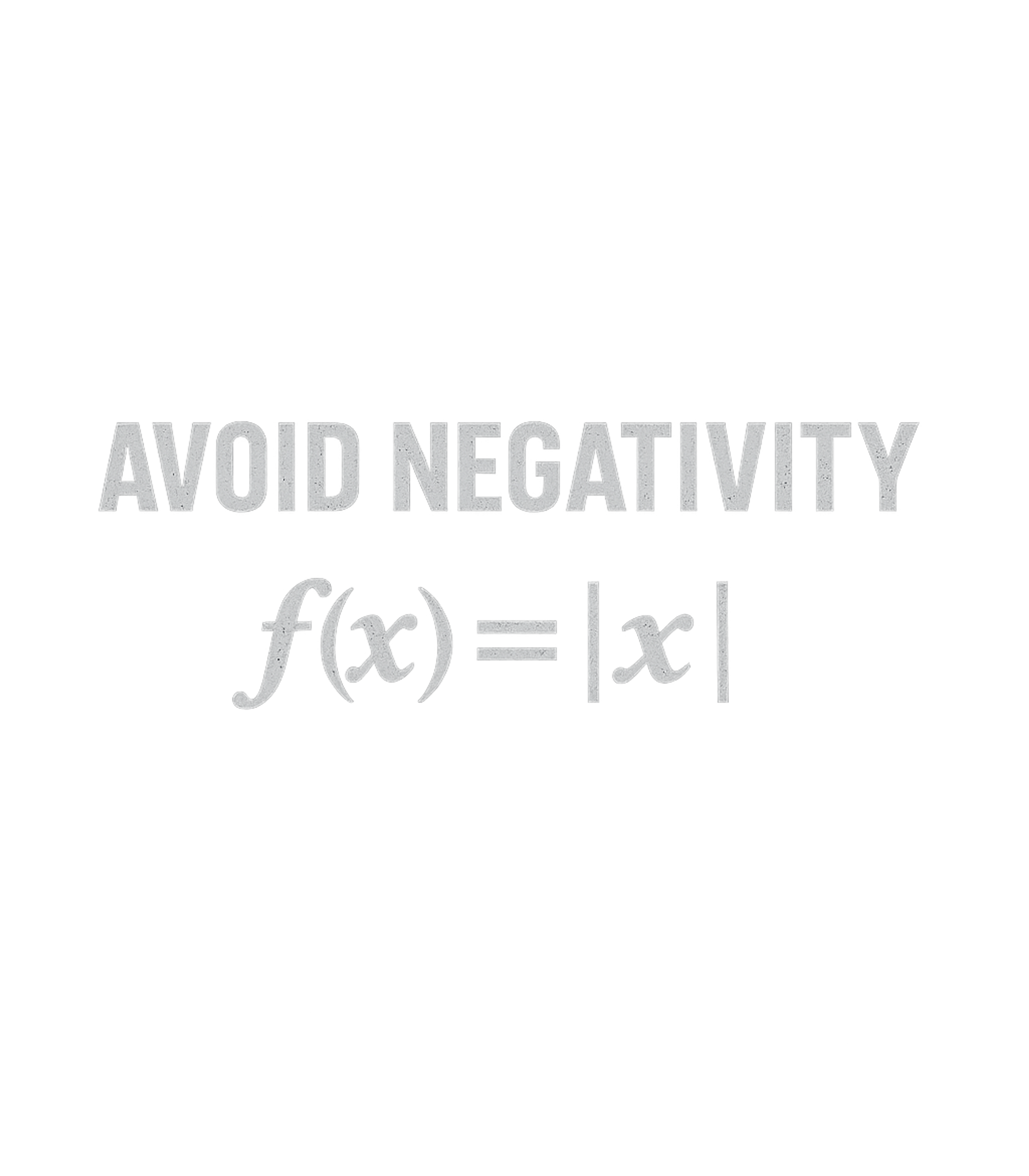 Avoid Negativity Math