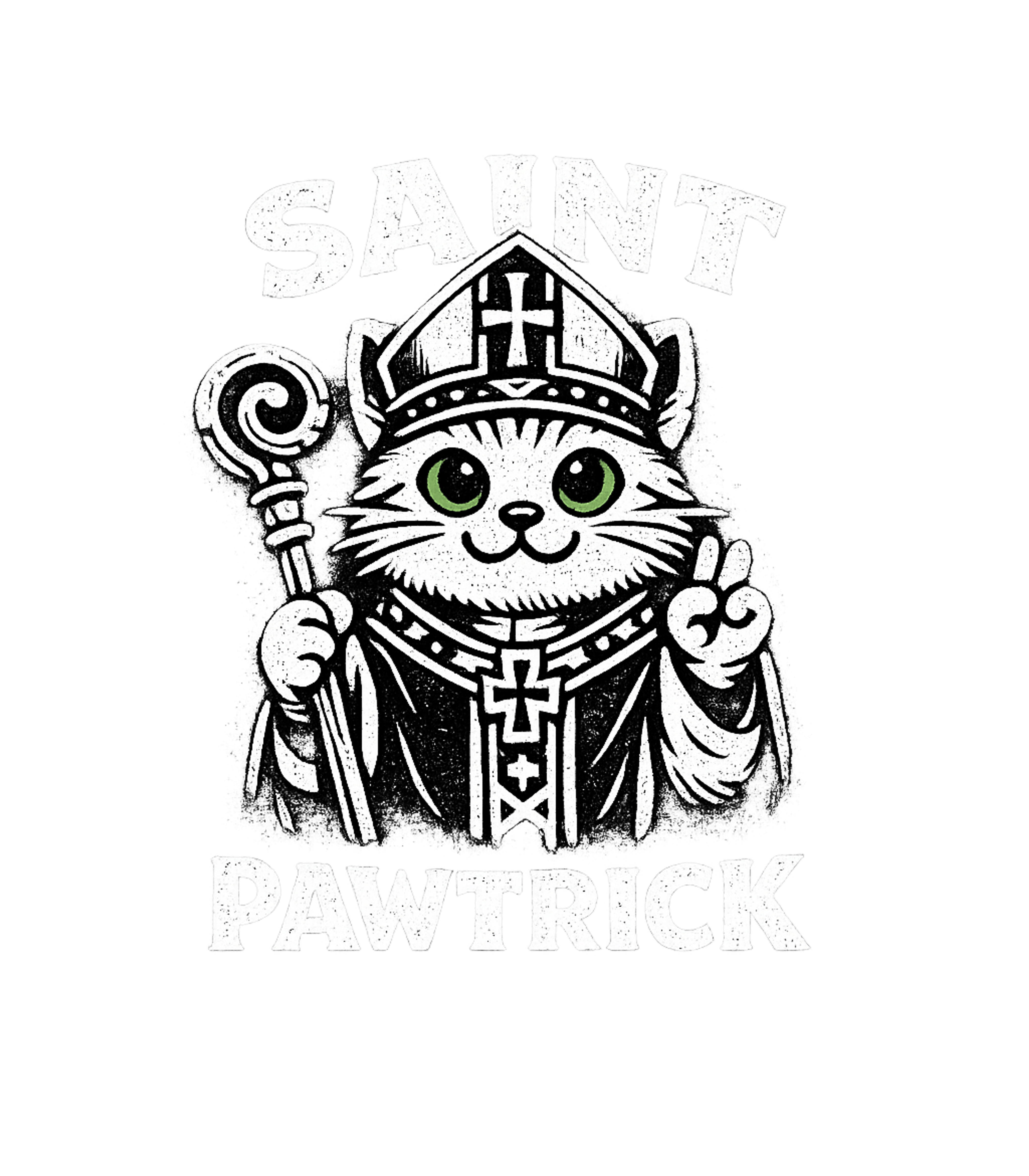 Saint Pawtrick Men's T Shirt