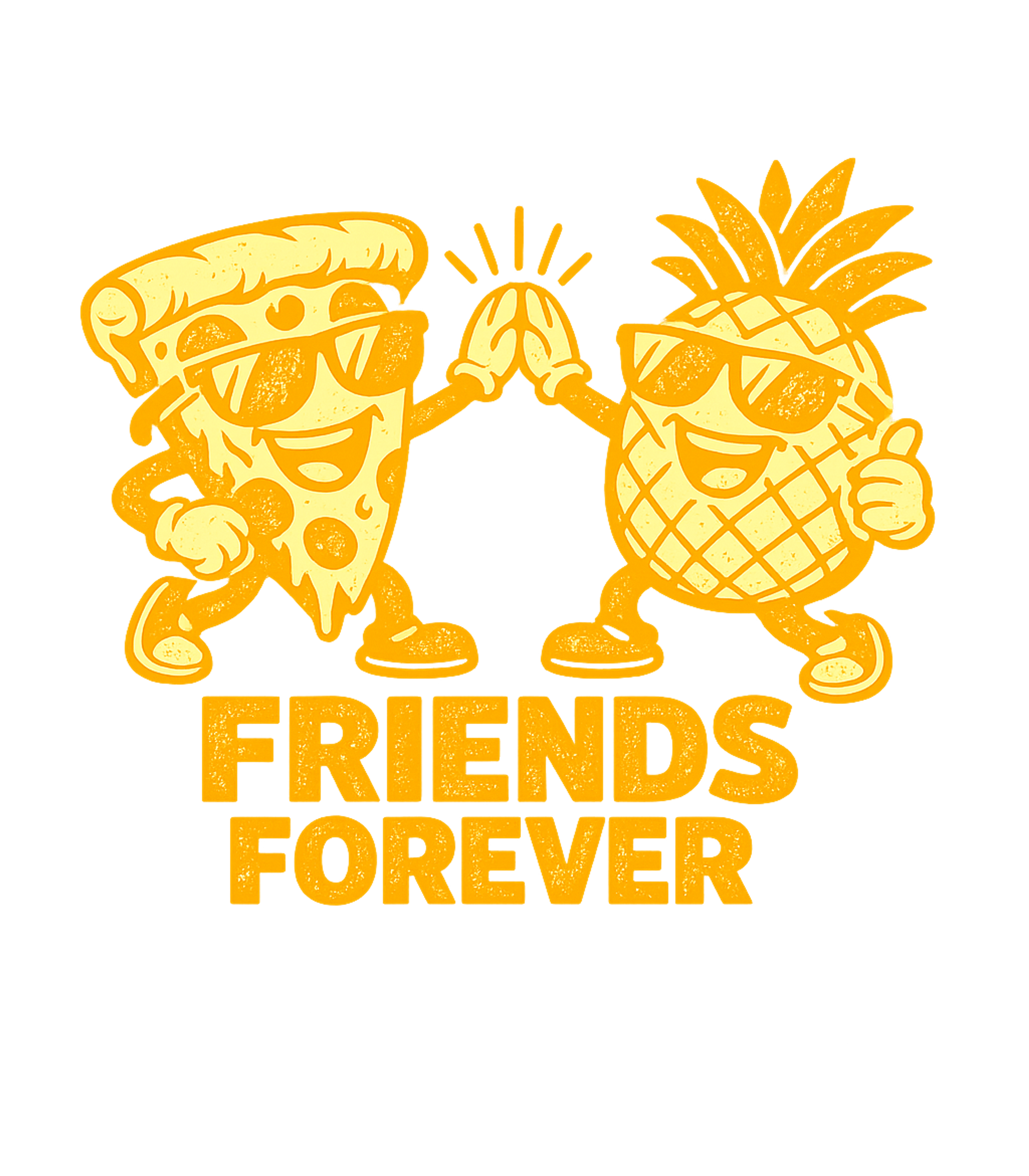 Pizza Pineapple Friends