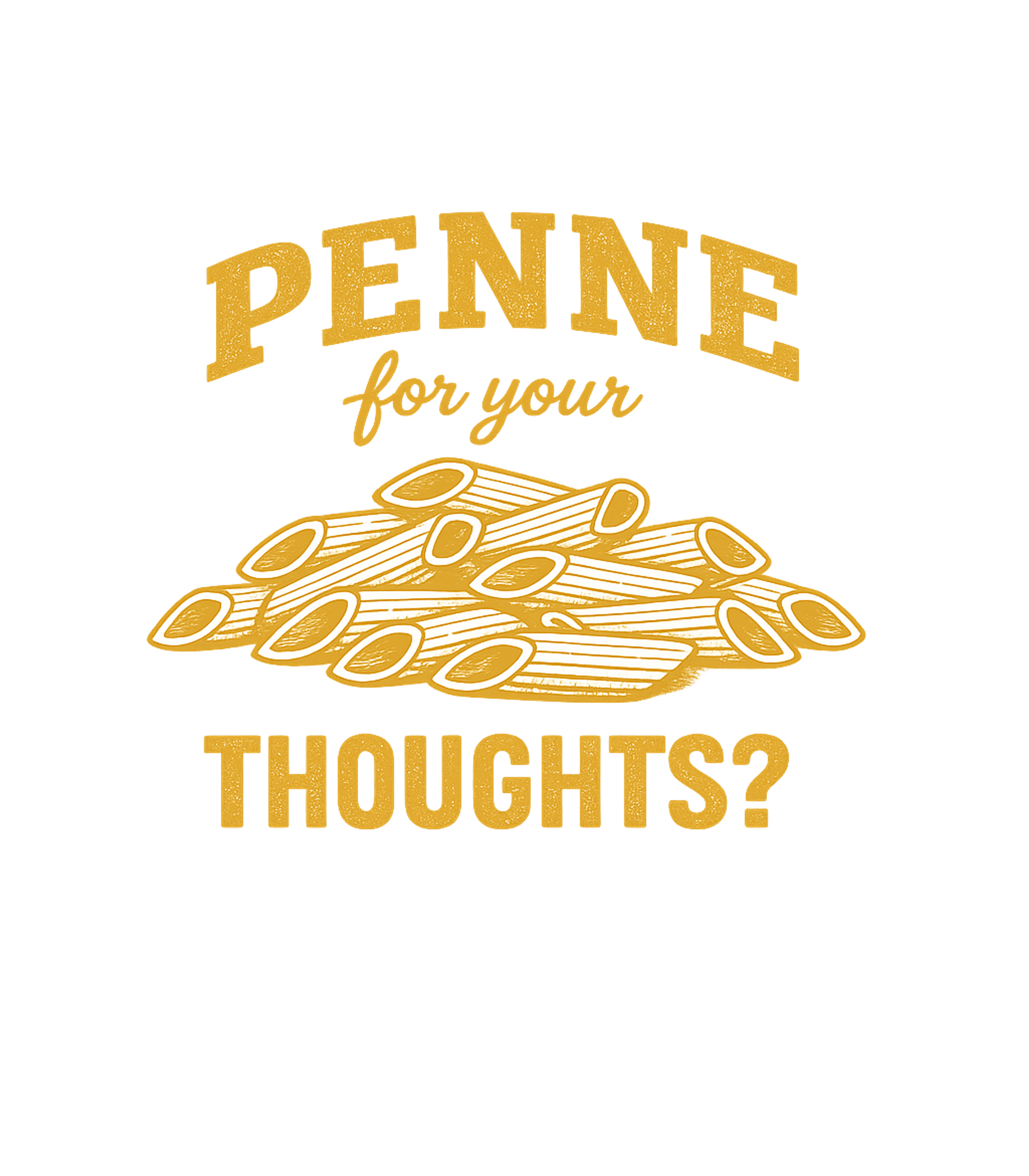 Penne For Your Thoughts Men's T Shirt