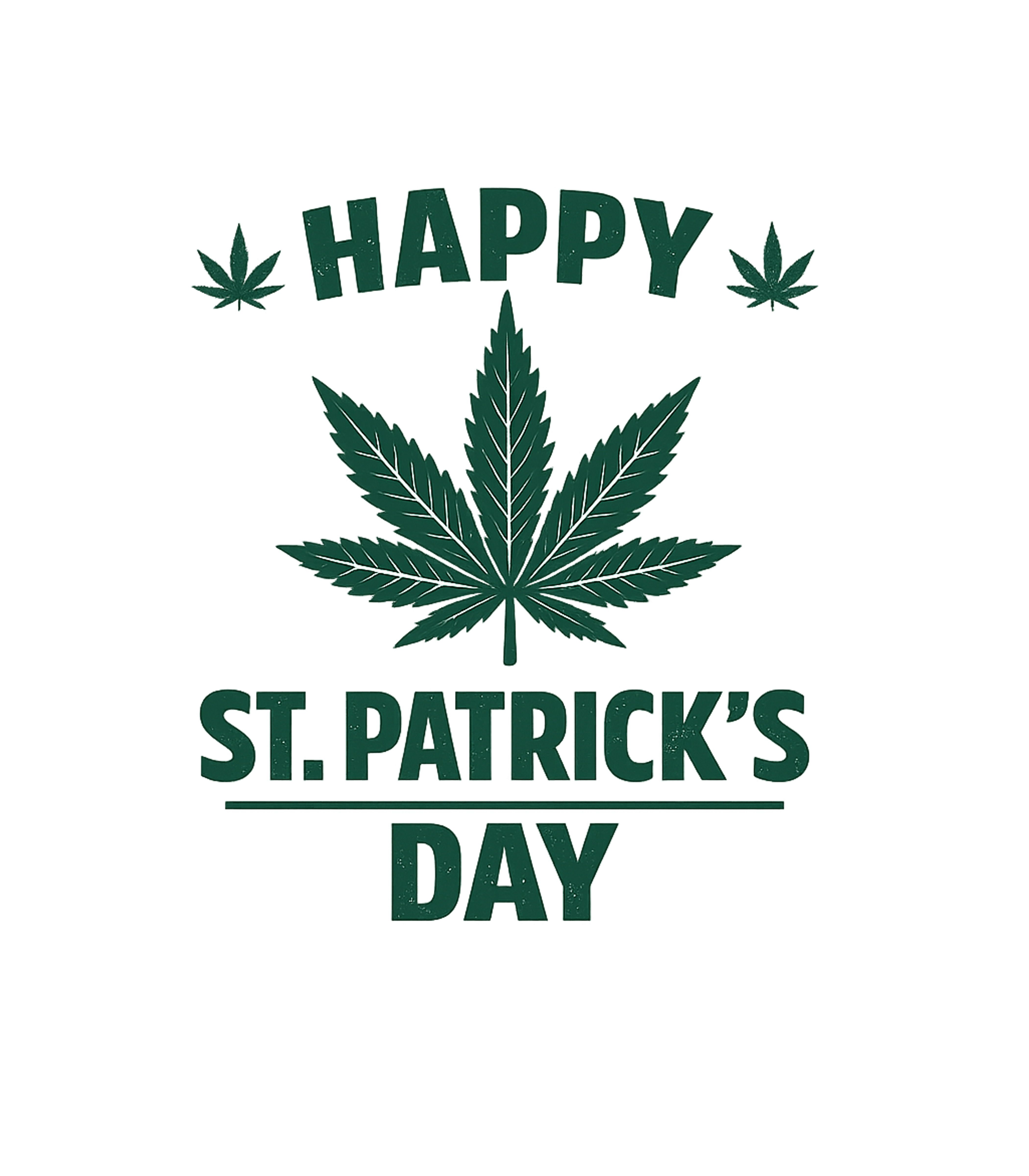 Happy Saint Patricks Day Weed Men's T Shirt