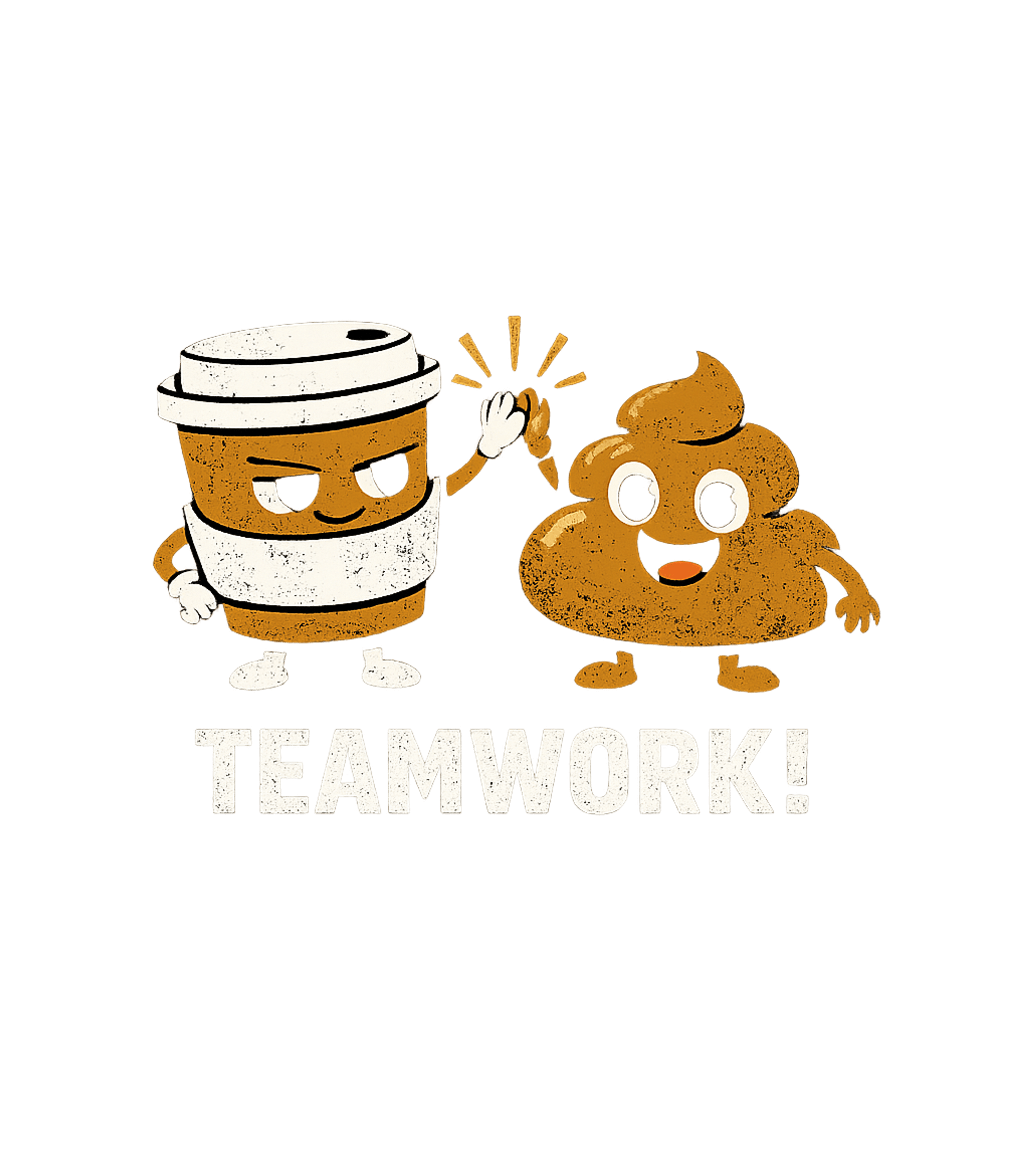 Coffee Poop Teamwork