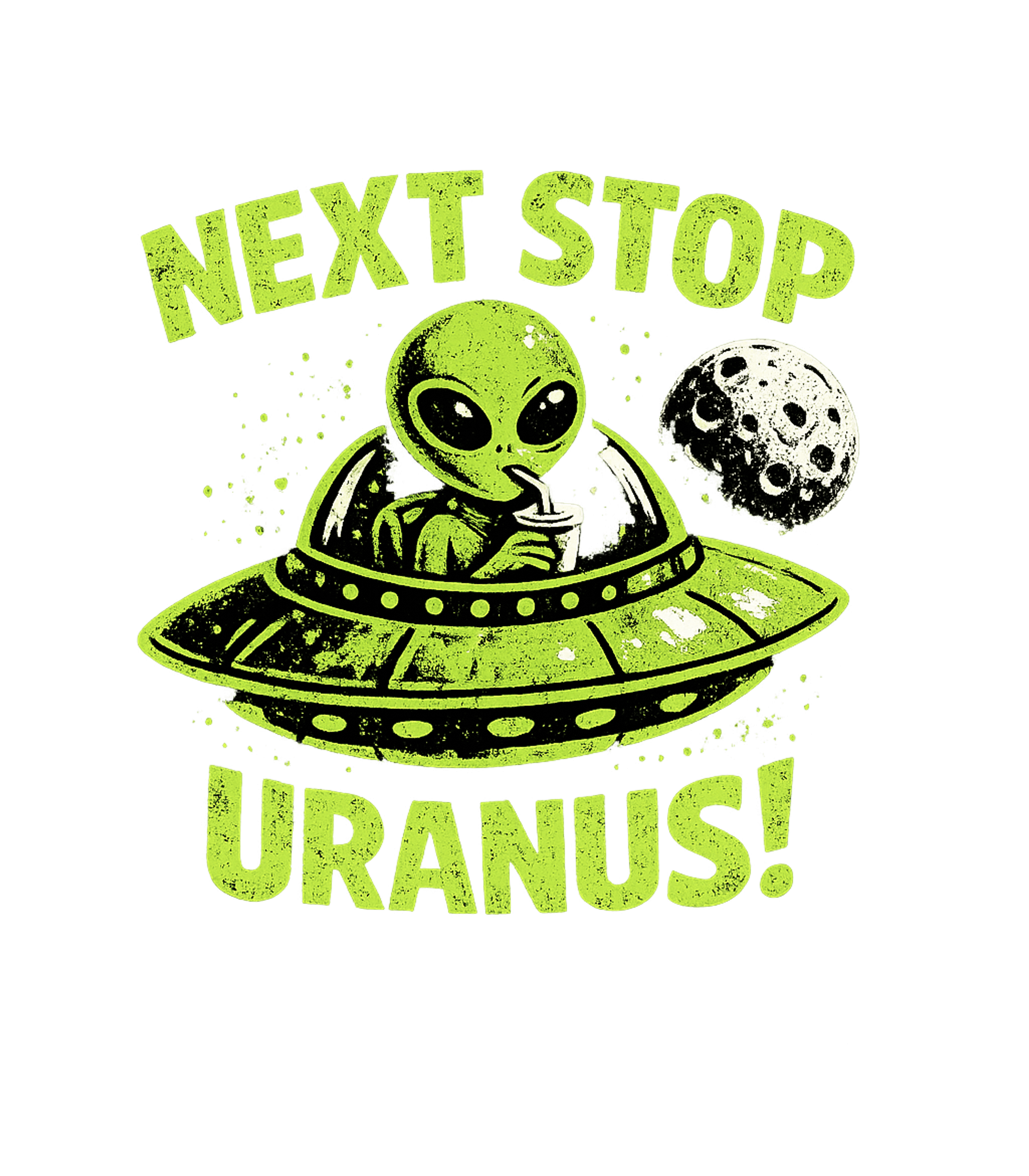 Next Stop Uranus Men's T Shirt