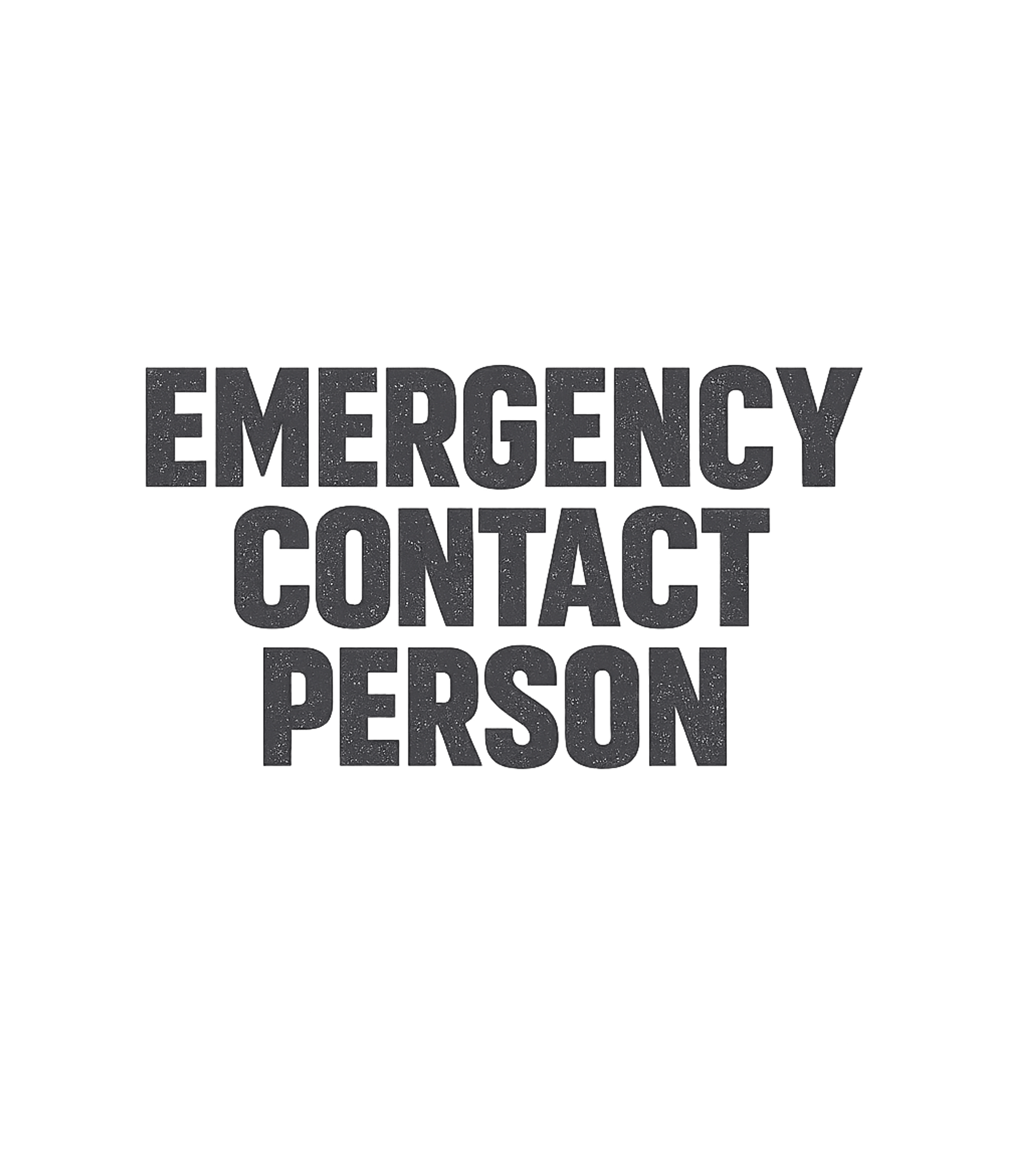 Emergency Contact Person