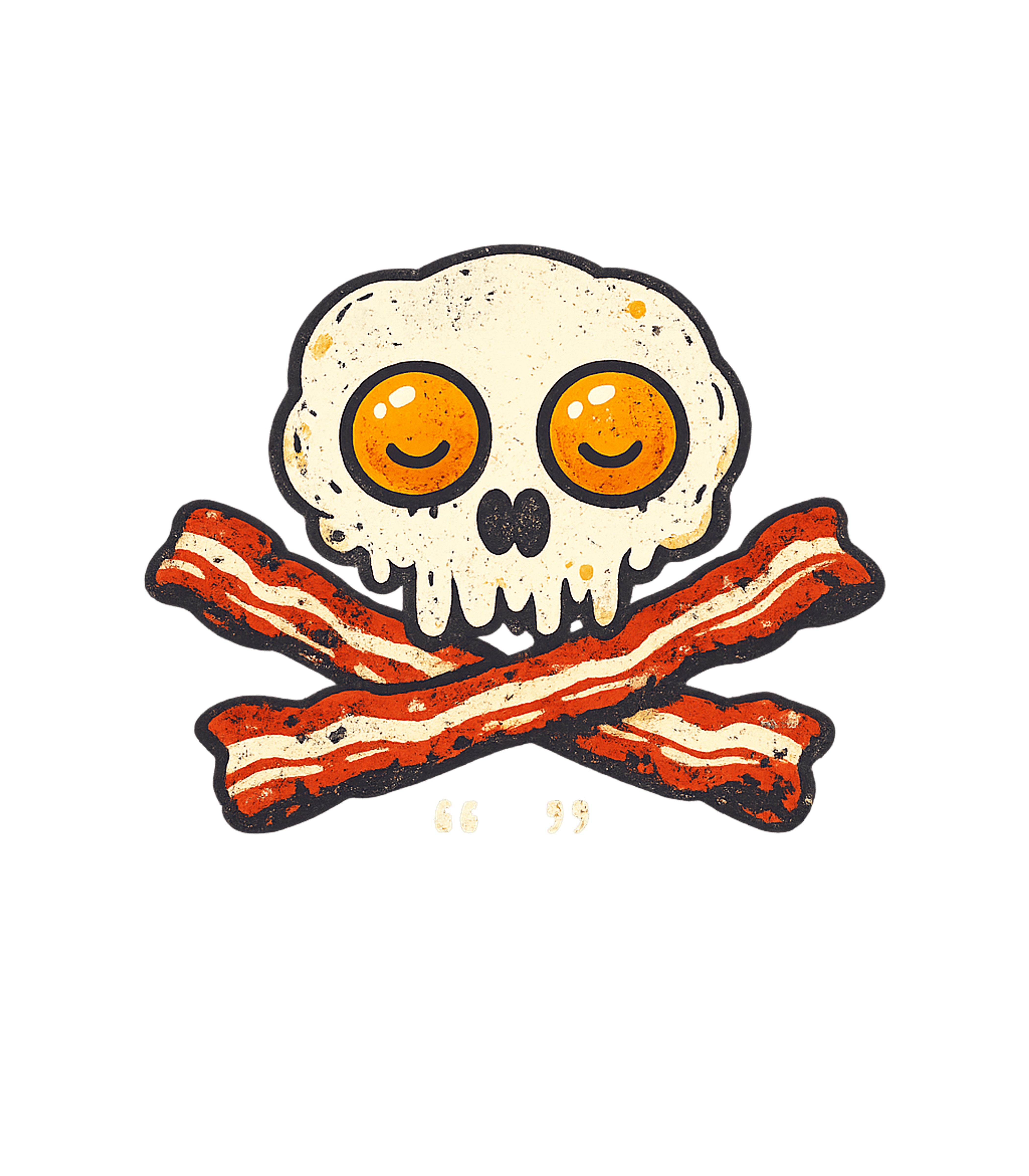 Skull Bacon Eggs