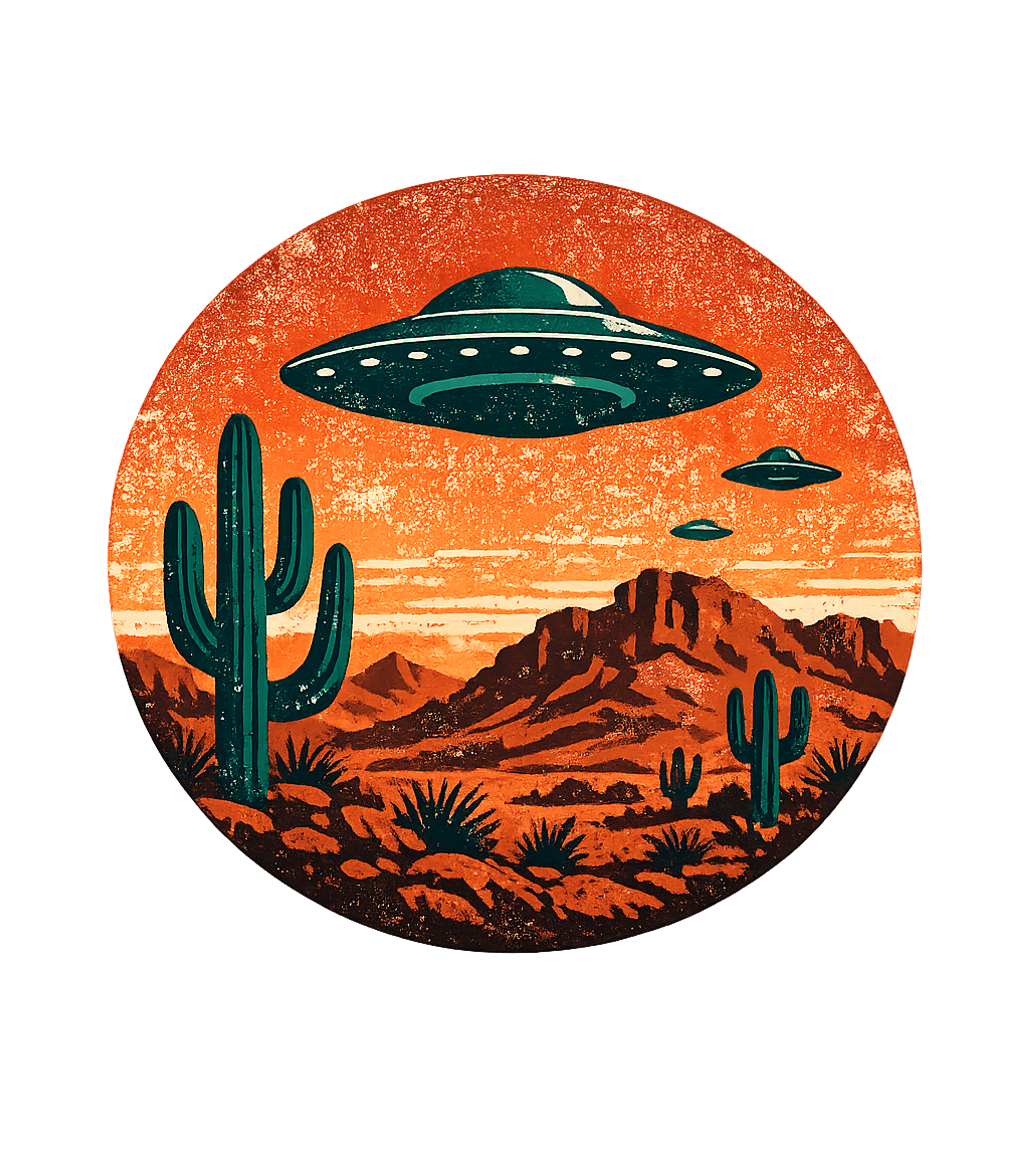 Desert UFOs Men's T Shirt