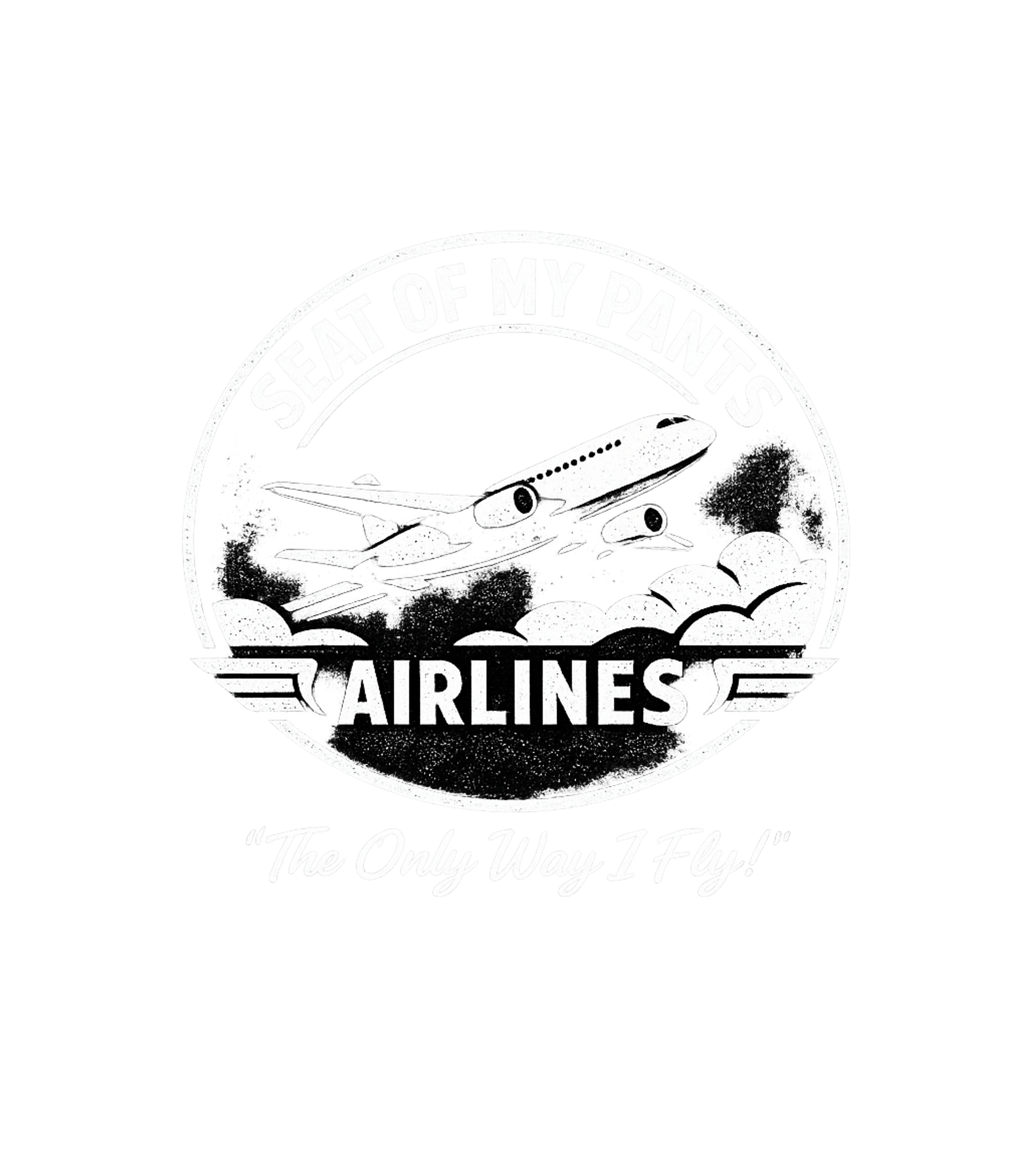 Seat Of My Pants Airlines Men's T Shirt