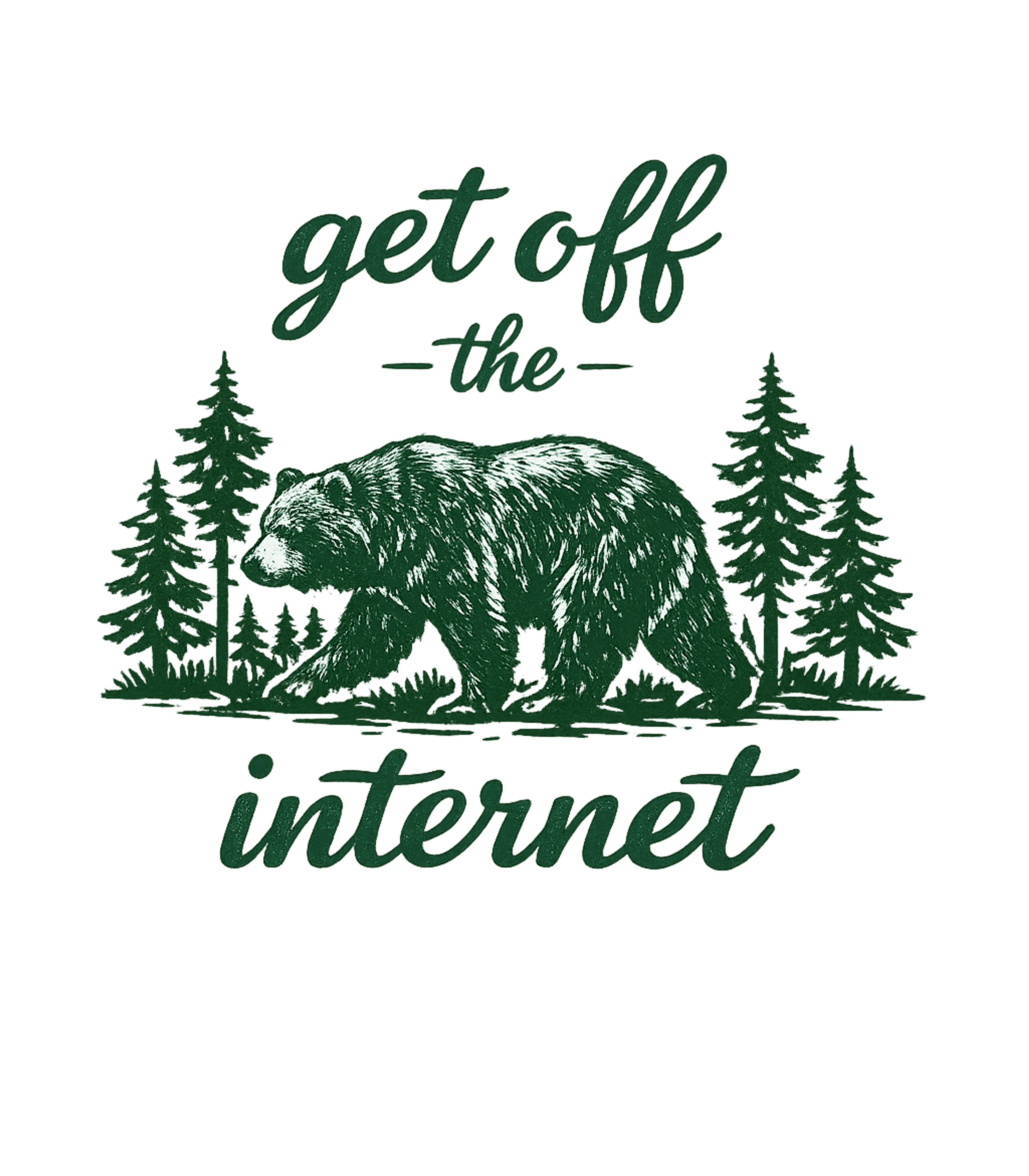Get Off The Internet Men's T Shirt