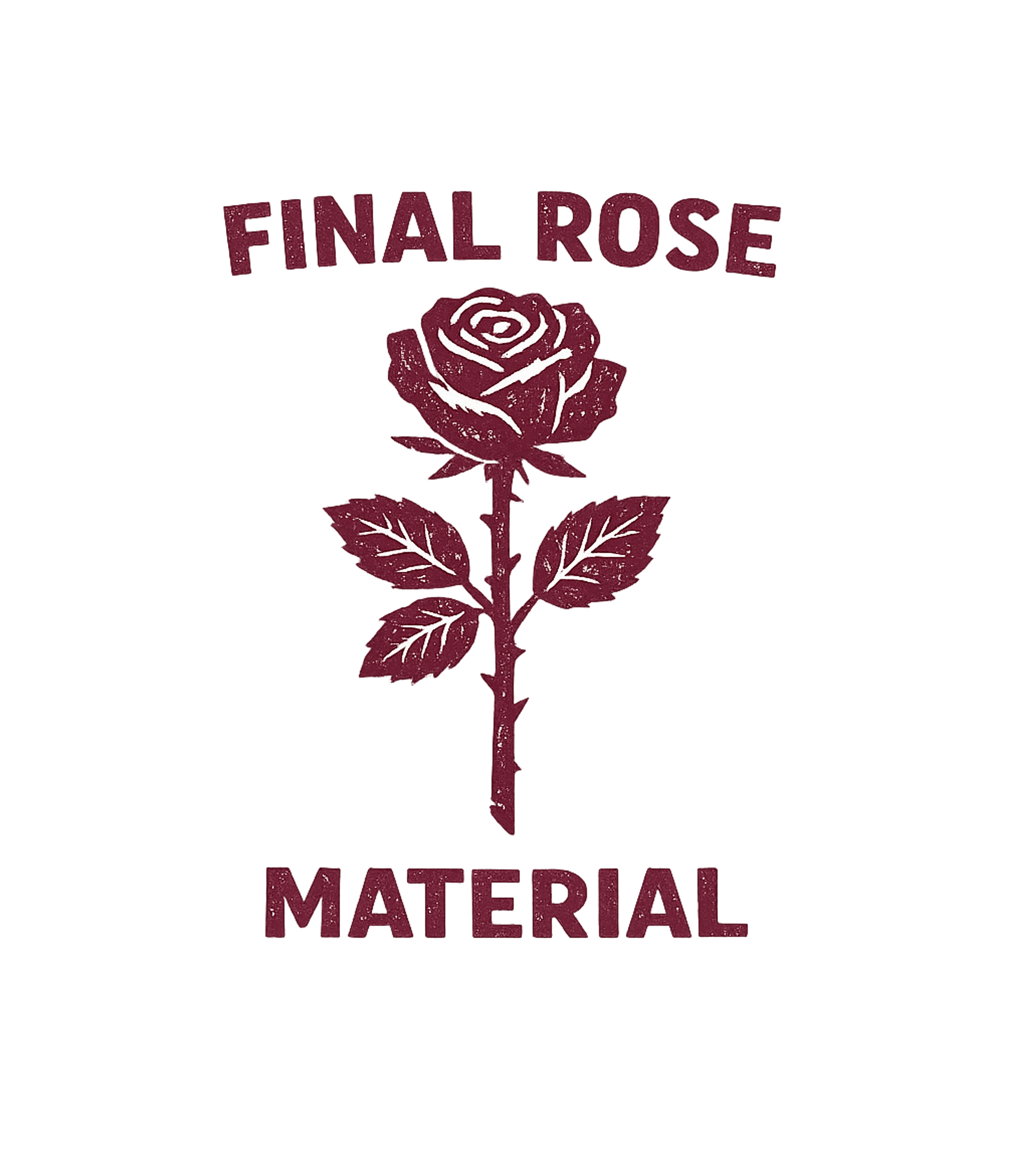 Final Rose Material Men's T Shirt