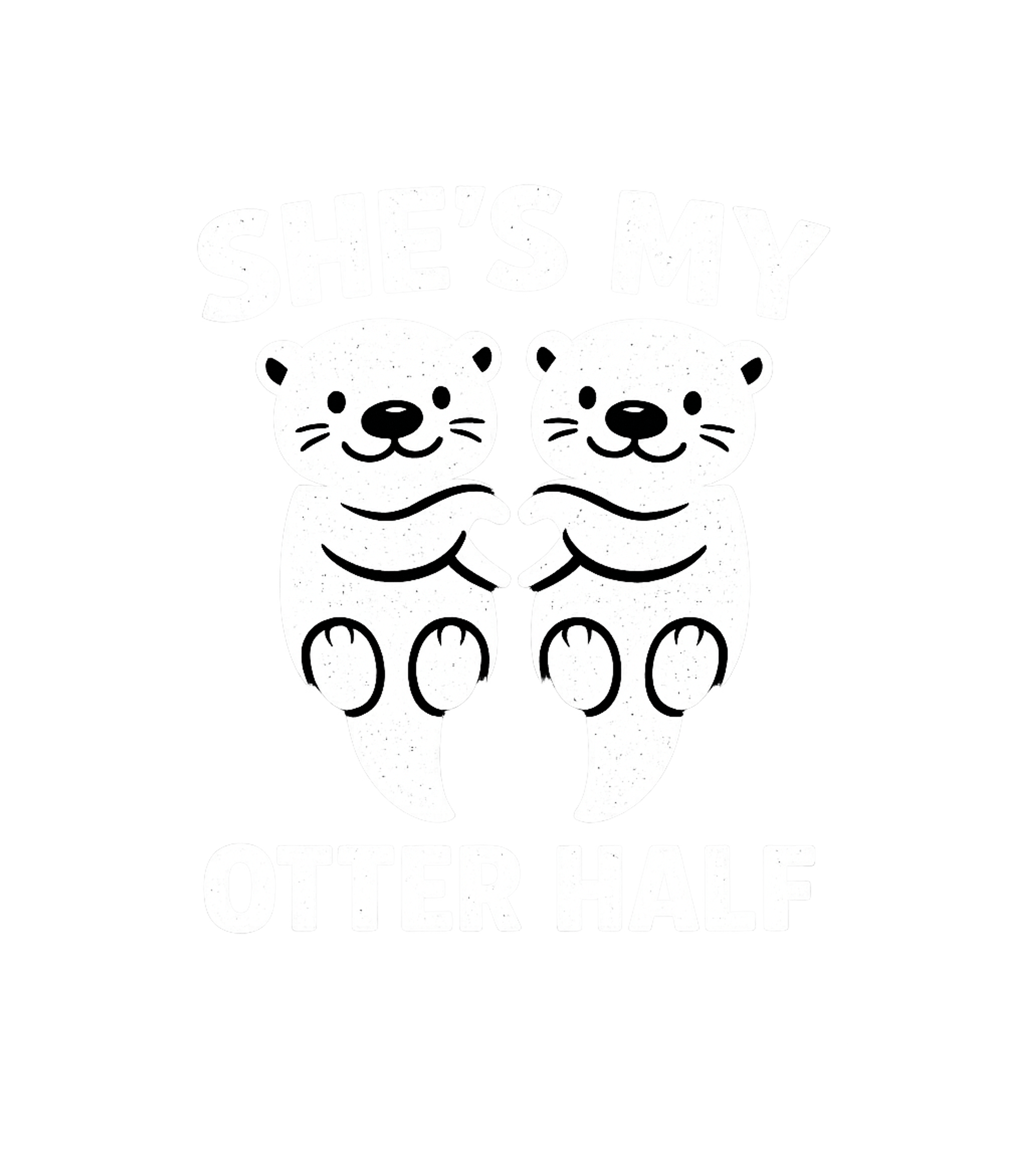 She's My Otter Half Men's T Shirt