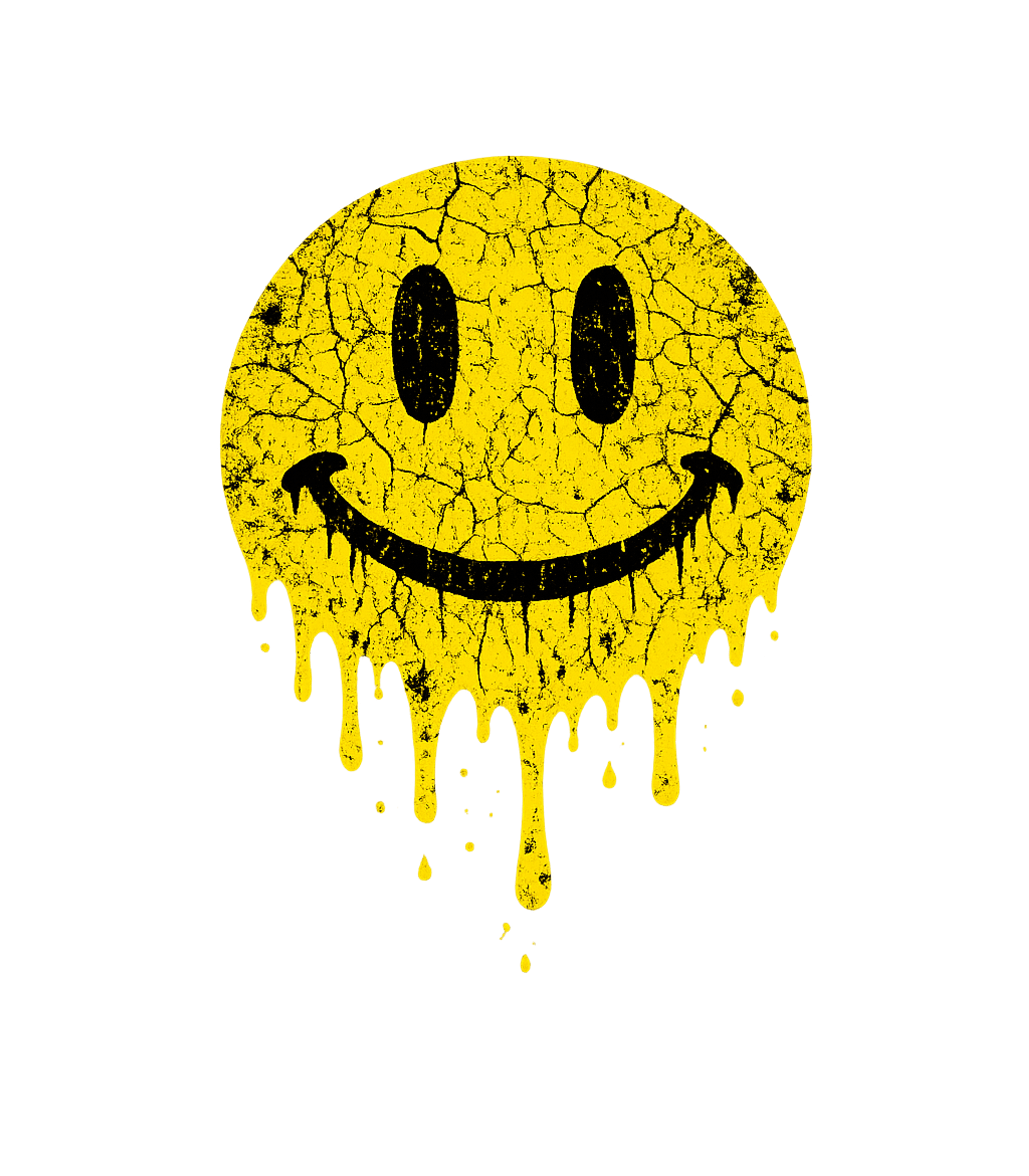 Melting Grunge Smiley
