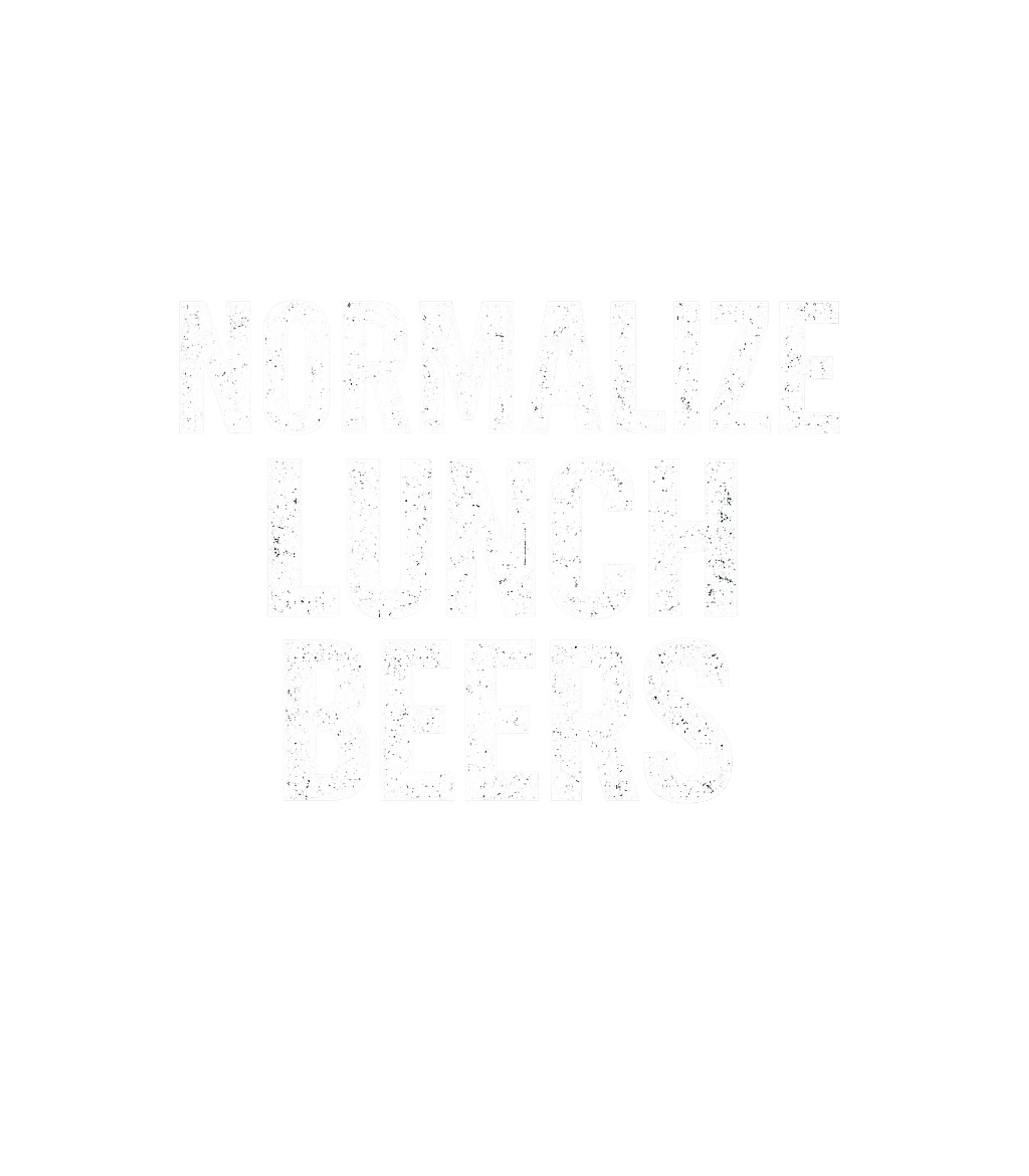 Normalize Lunch Beers Men's T Shirt