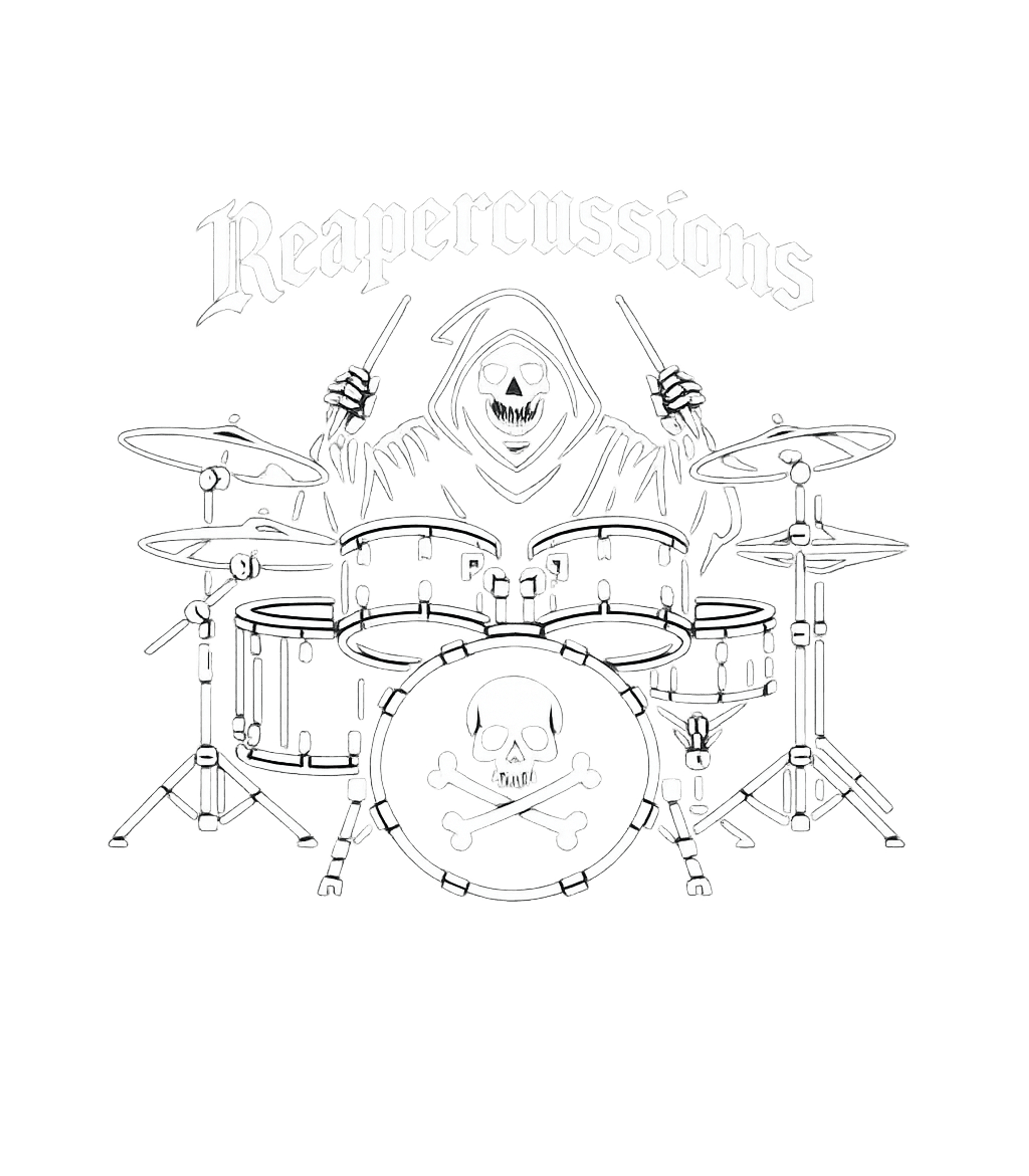 Reapercussions Drummer Skeleton