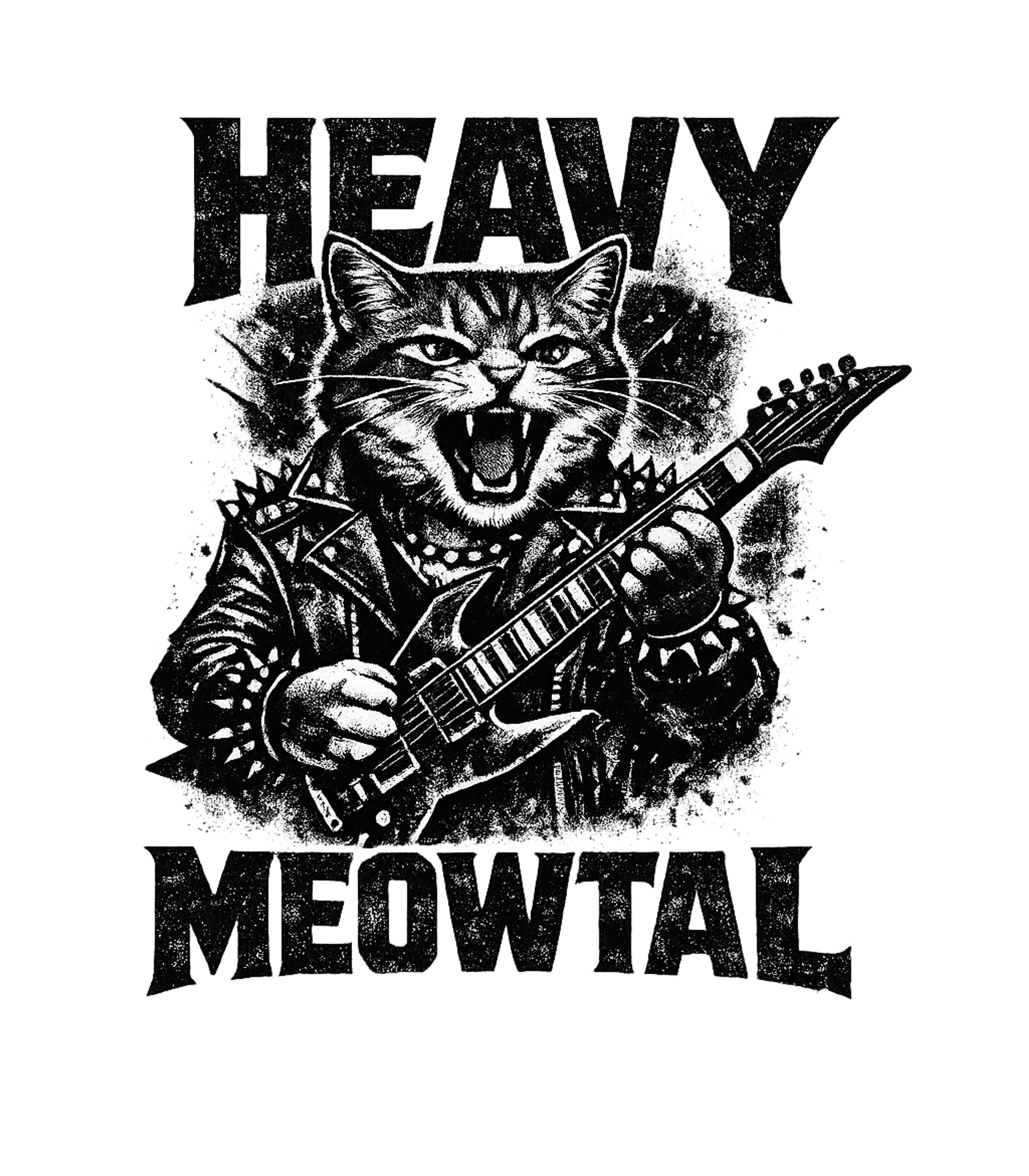 Heavy Meowtal Men's T Shirt
