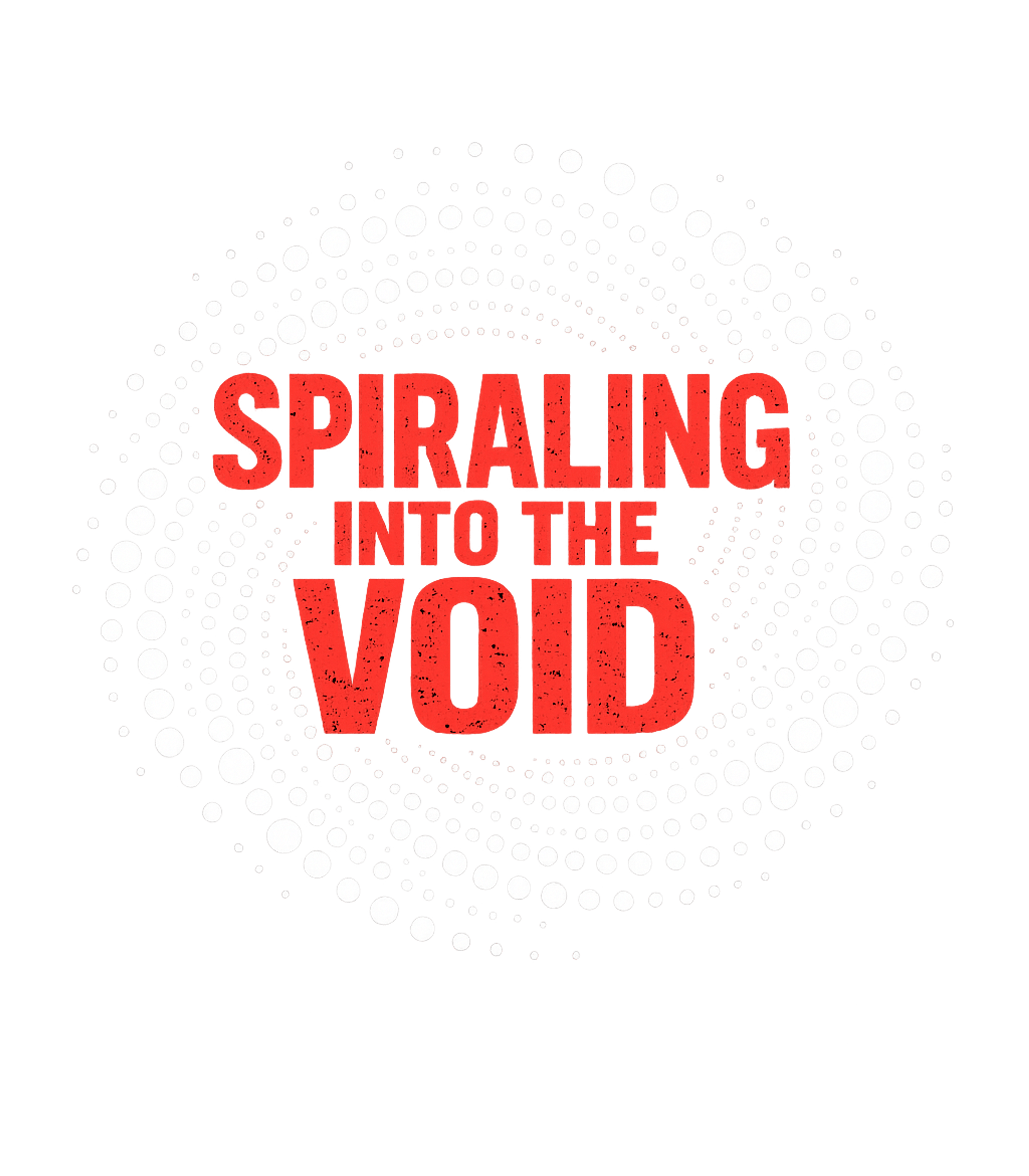 Spiraling Into The Void Men's T Shirt
