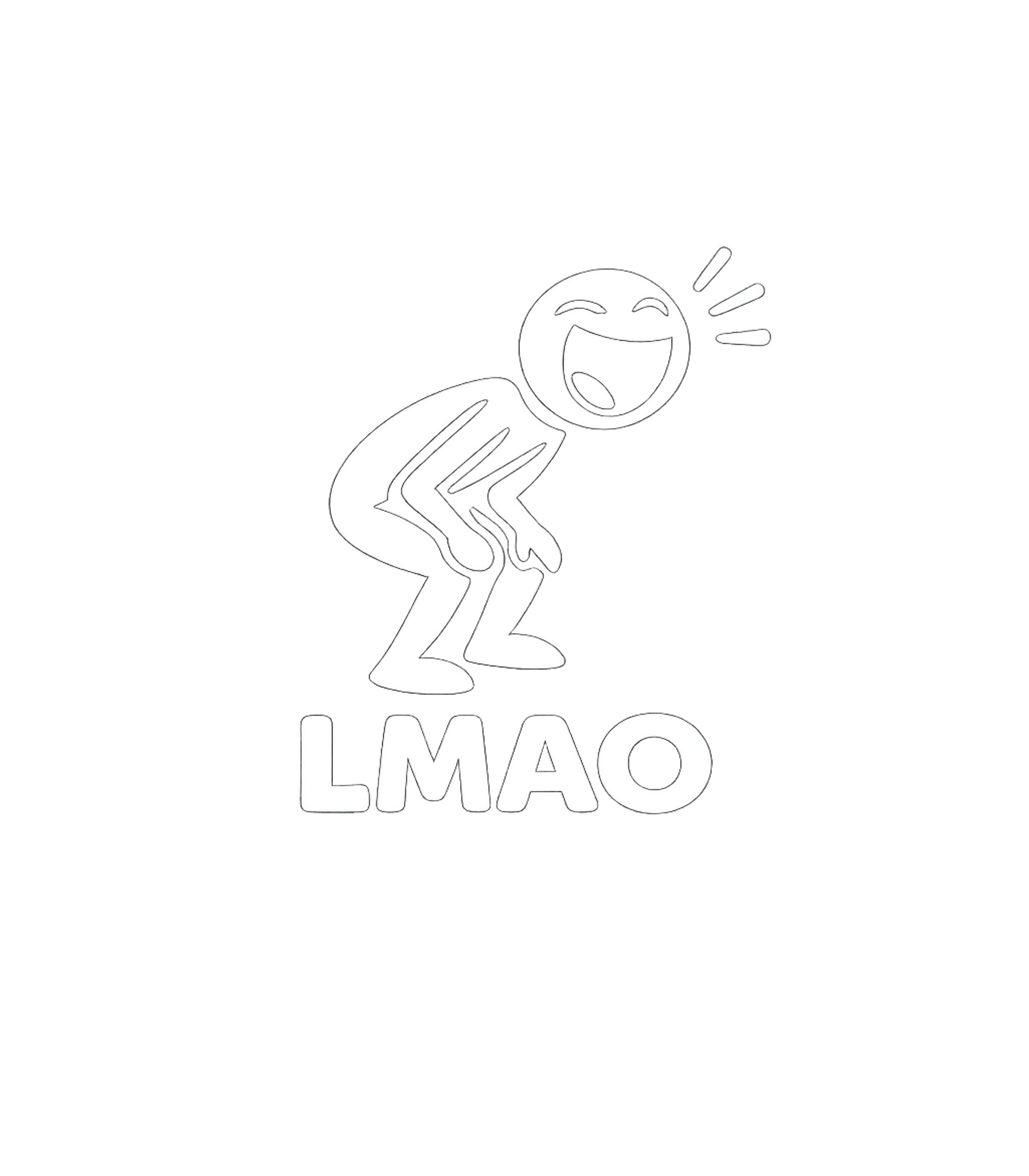 LMAO Stick Figure Men's T Shirt