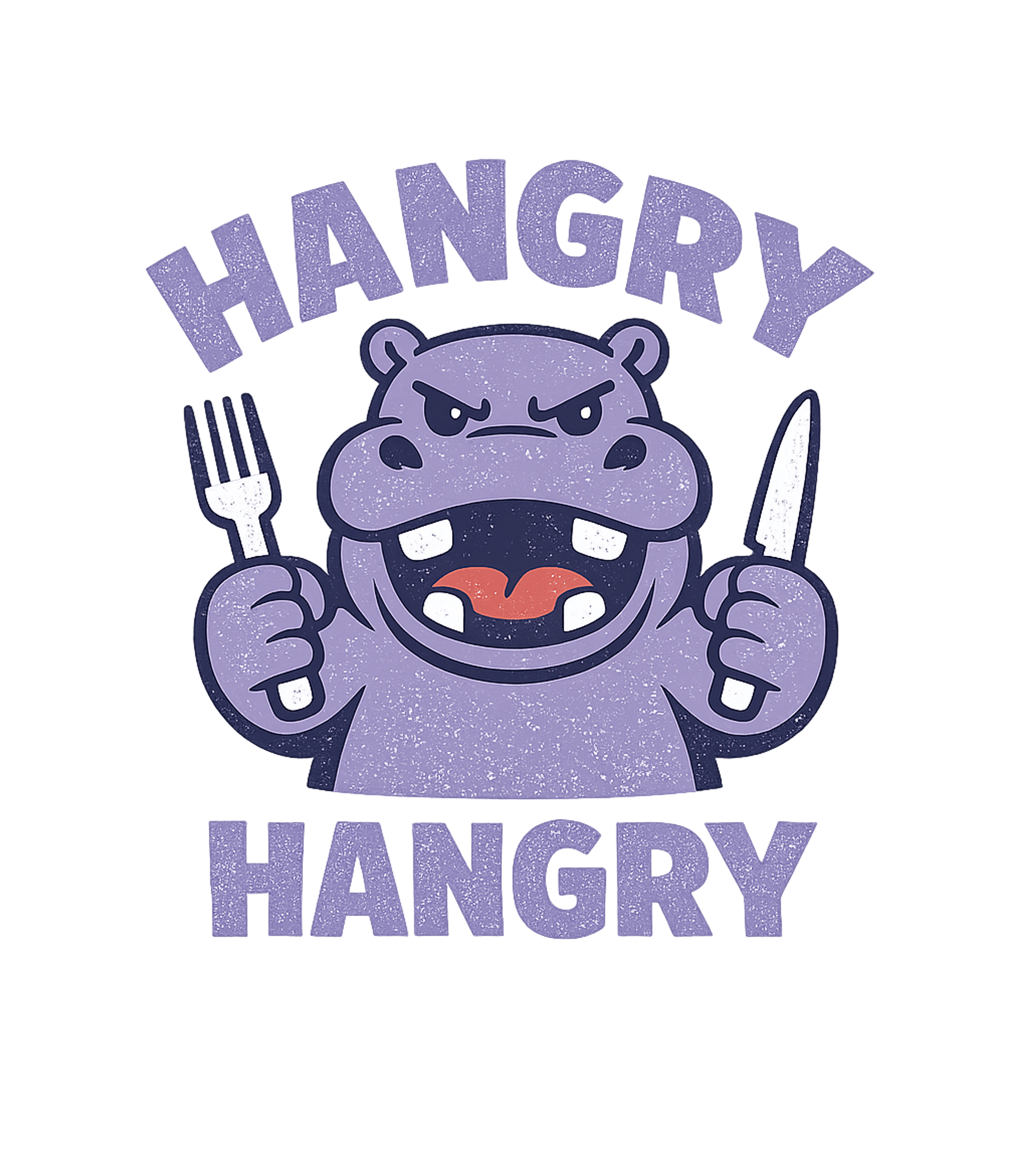 Hangry Hangry Hippo Men's T Shirt