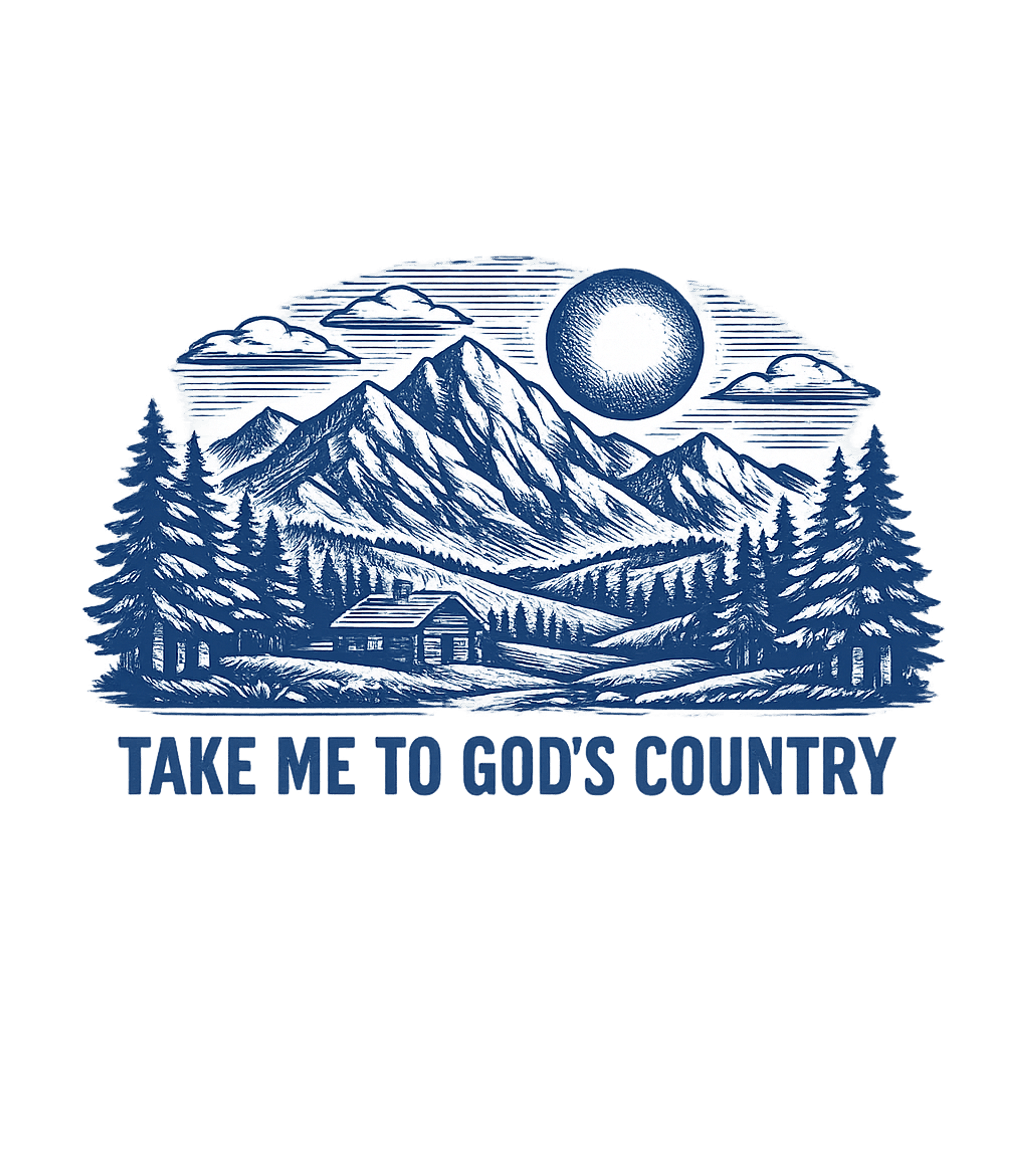 Take Me To Gods Country Men's T Shirt