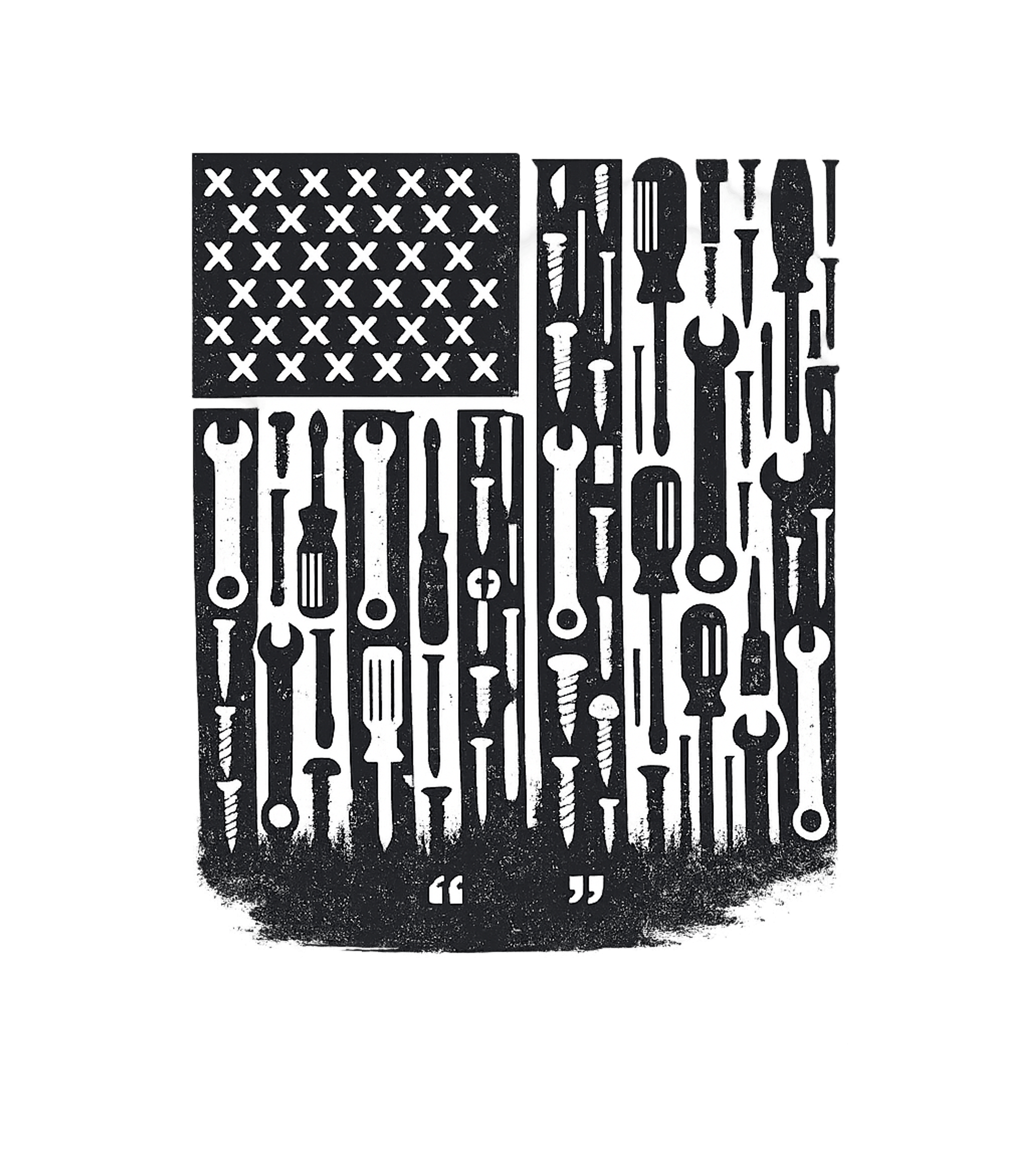 USA Flag Tools Men's T Shirt