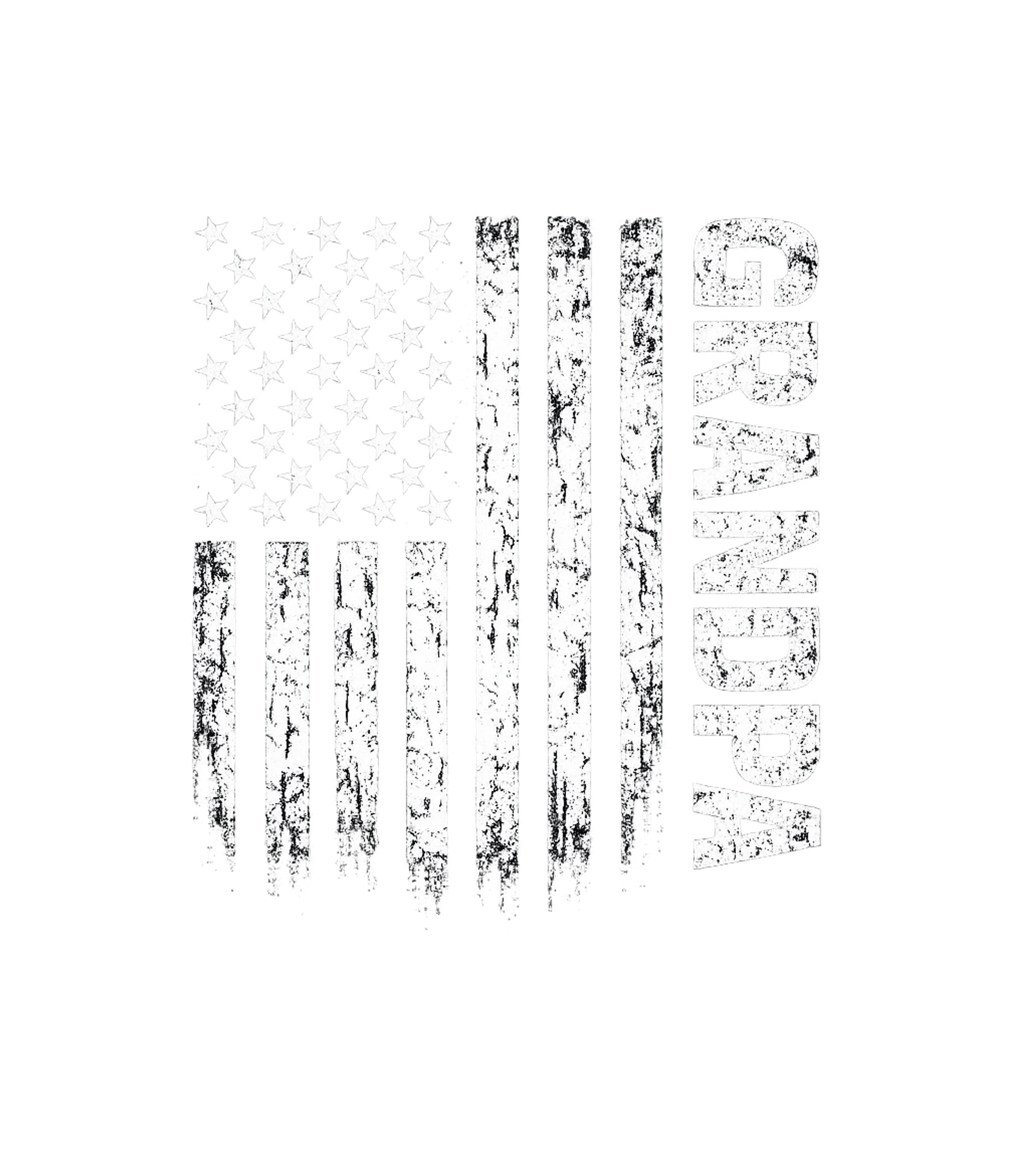 American Flag Grandpa Men's T Shirt