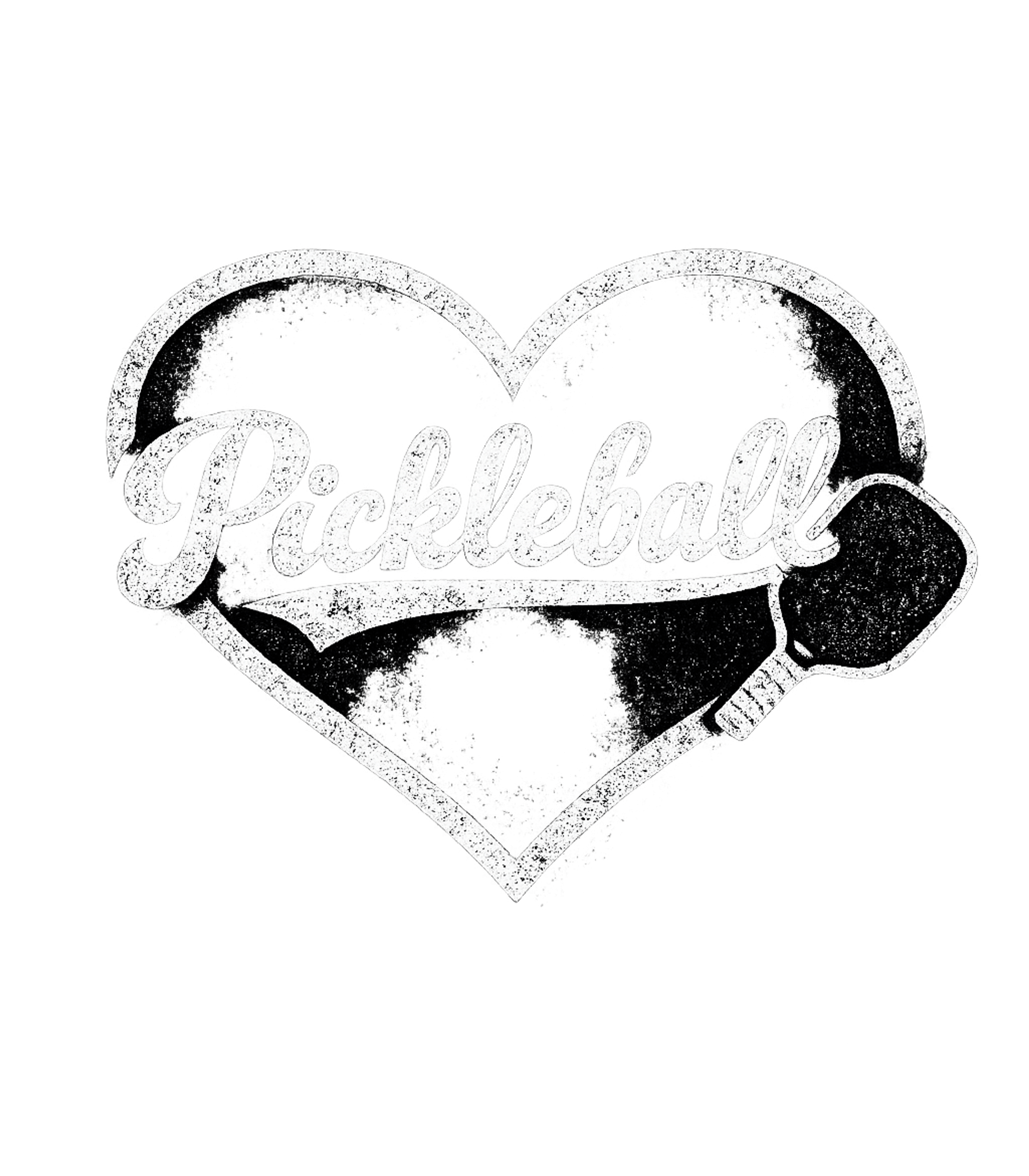 Pickleball Heart Men's T Shirt