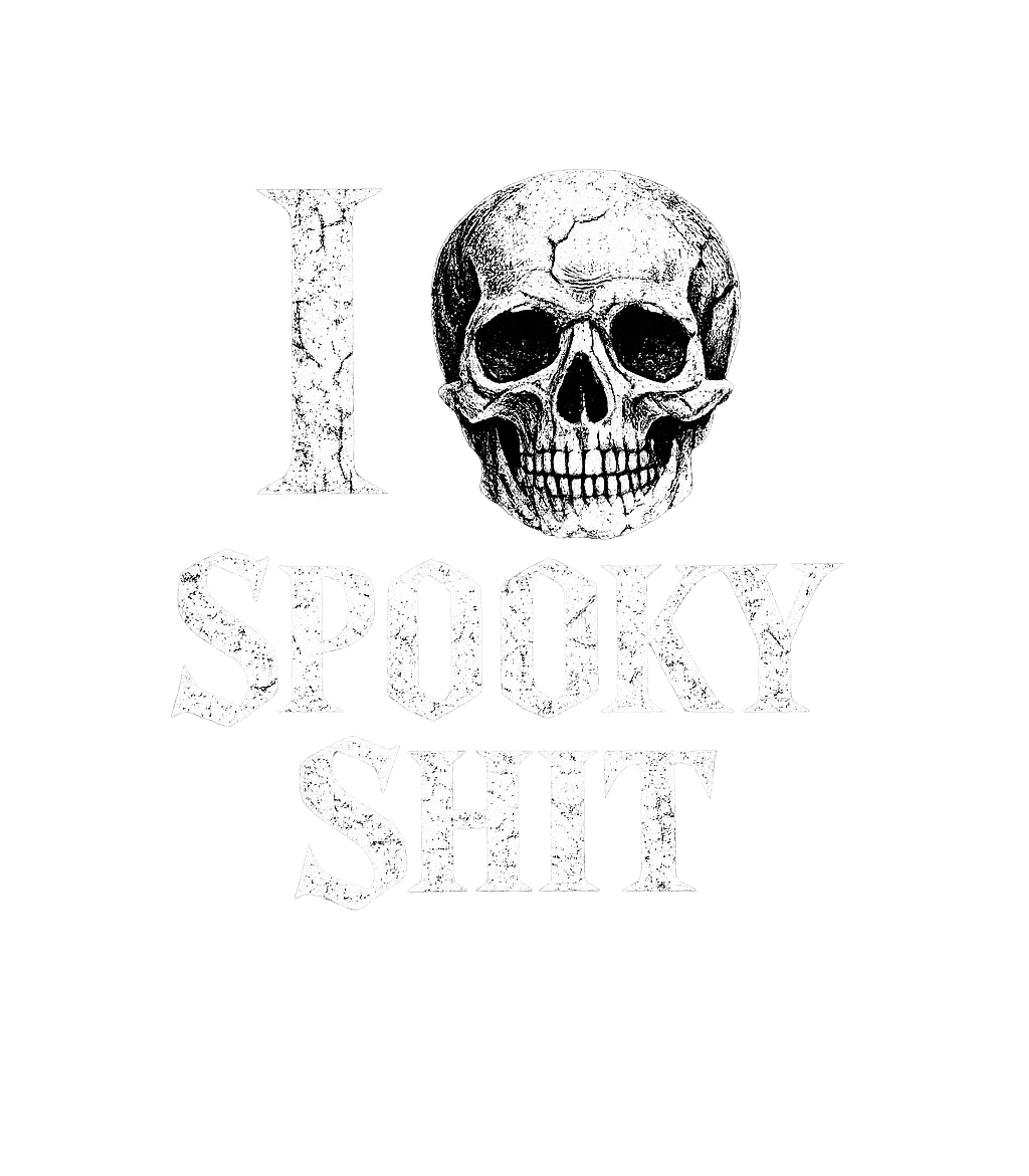I Spooky Shit Skull