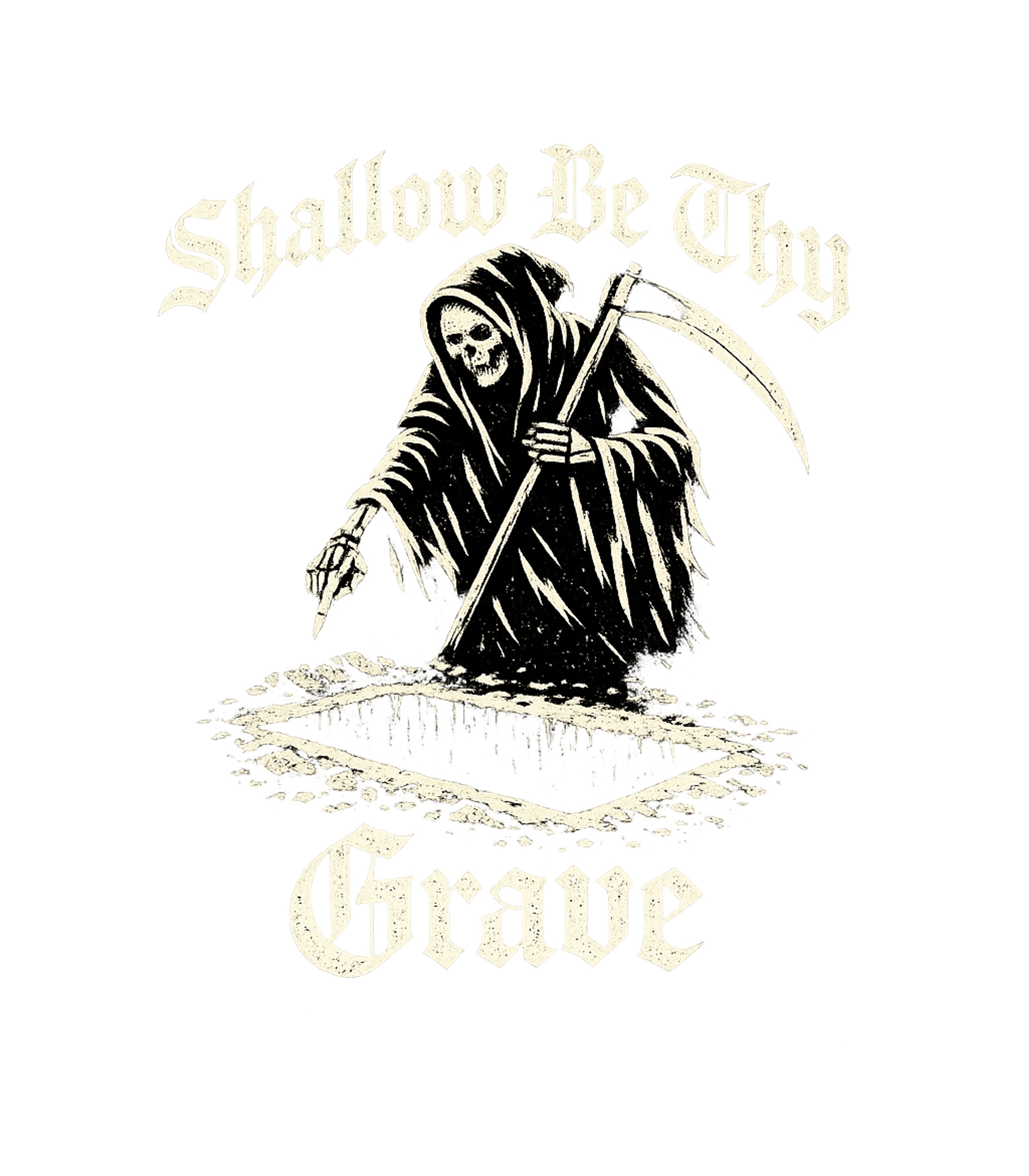 Shallow Be Thy Grave Men's T Shirt