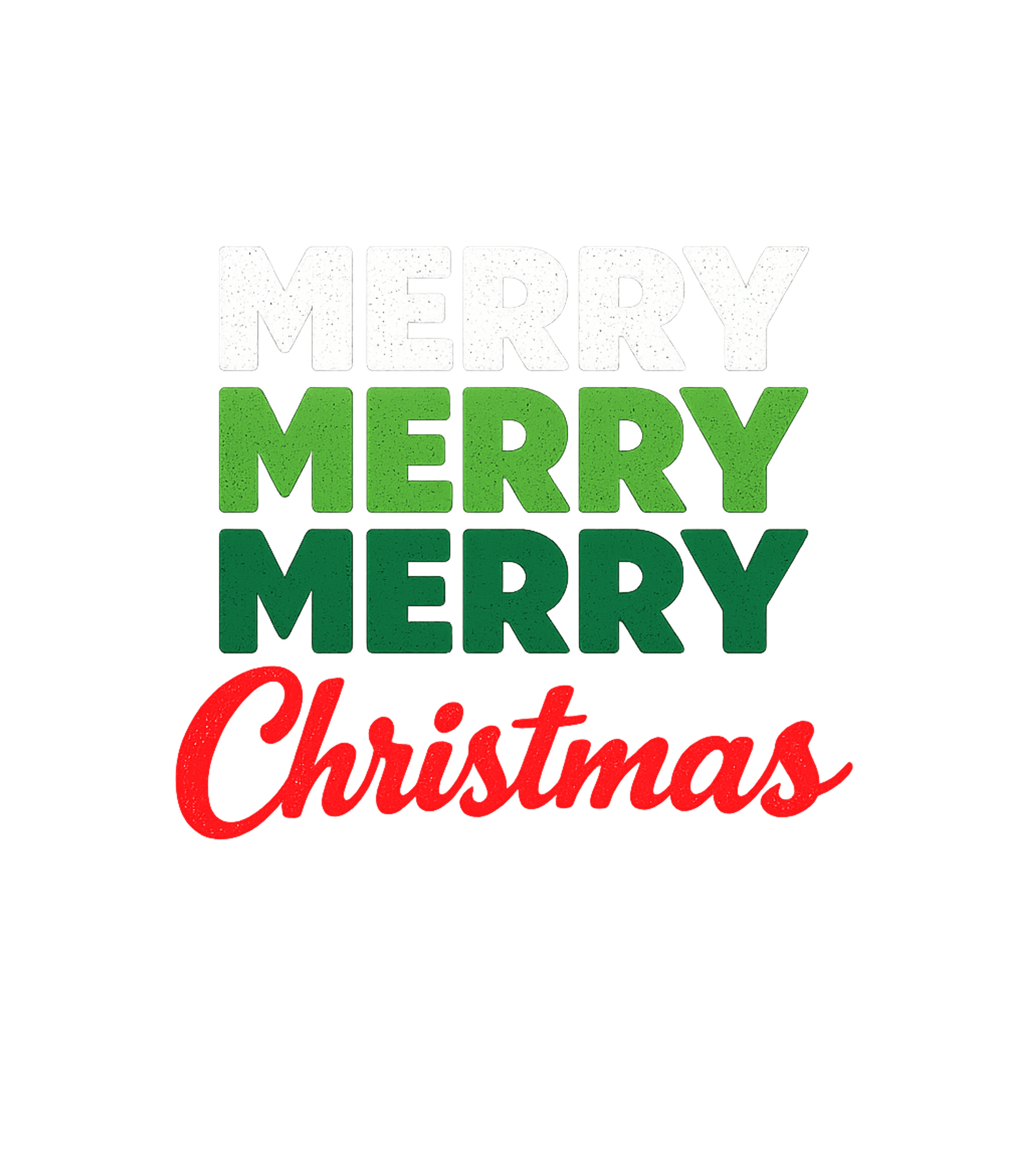 Merry Merry Merry Christmas Men's T Shirt