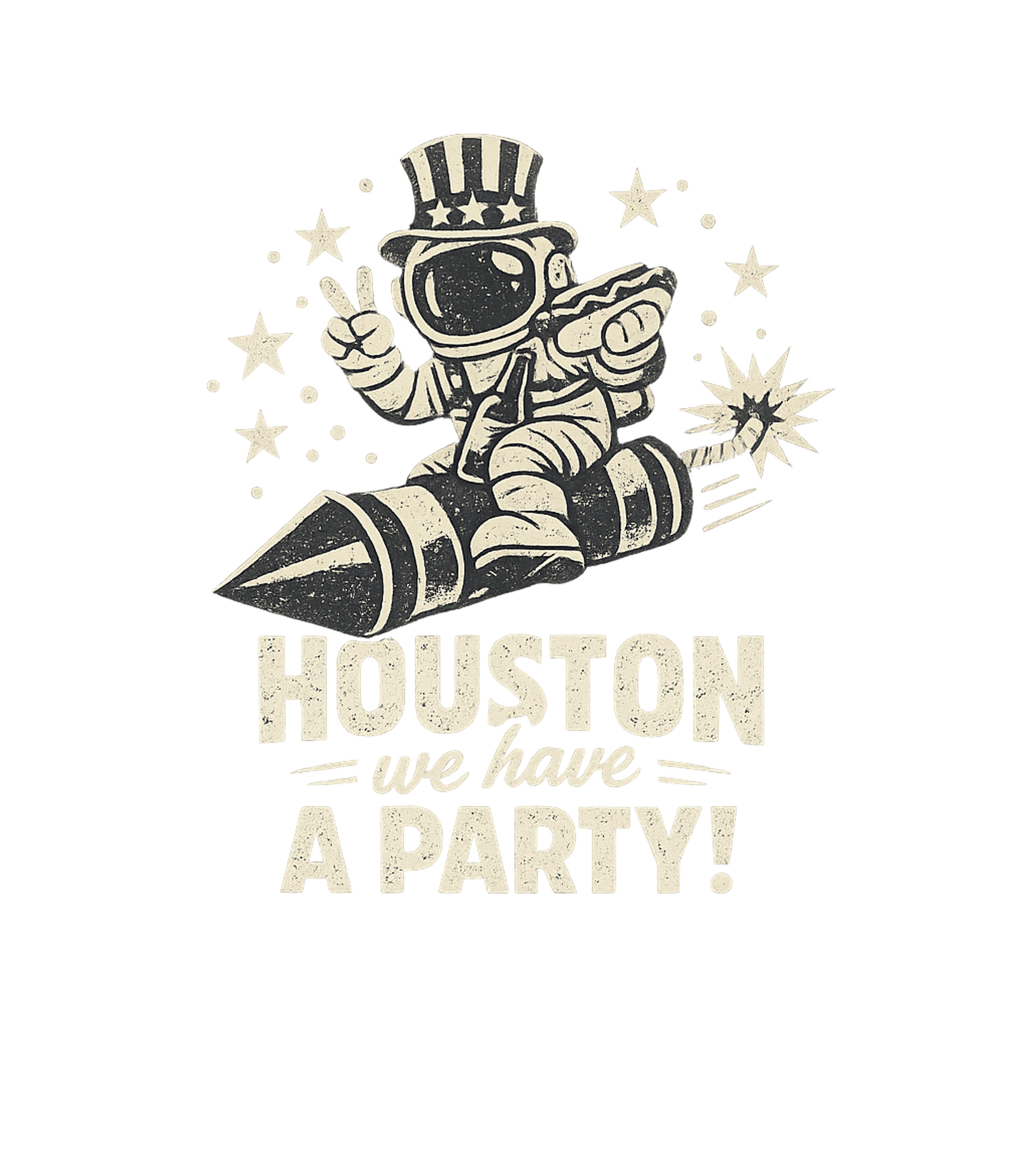Houston We Have A Party Men's T Shirt