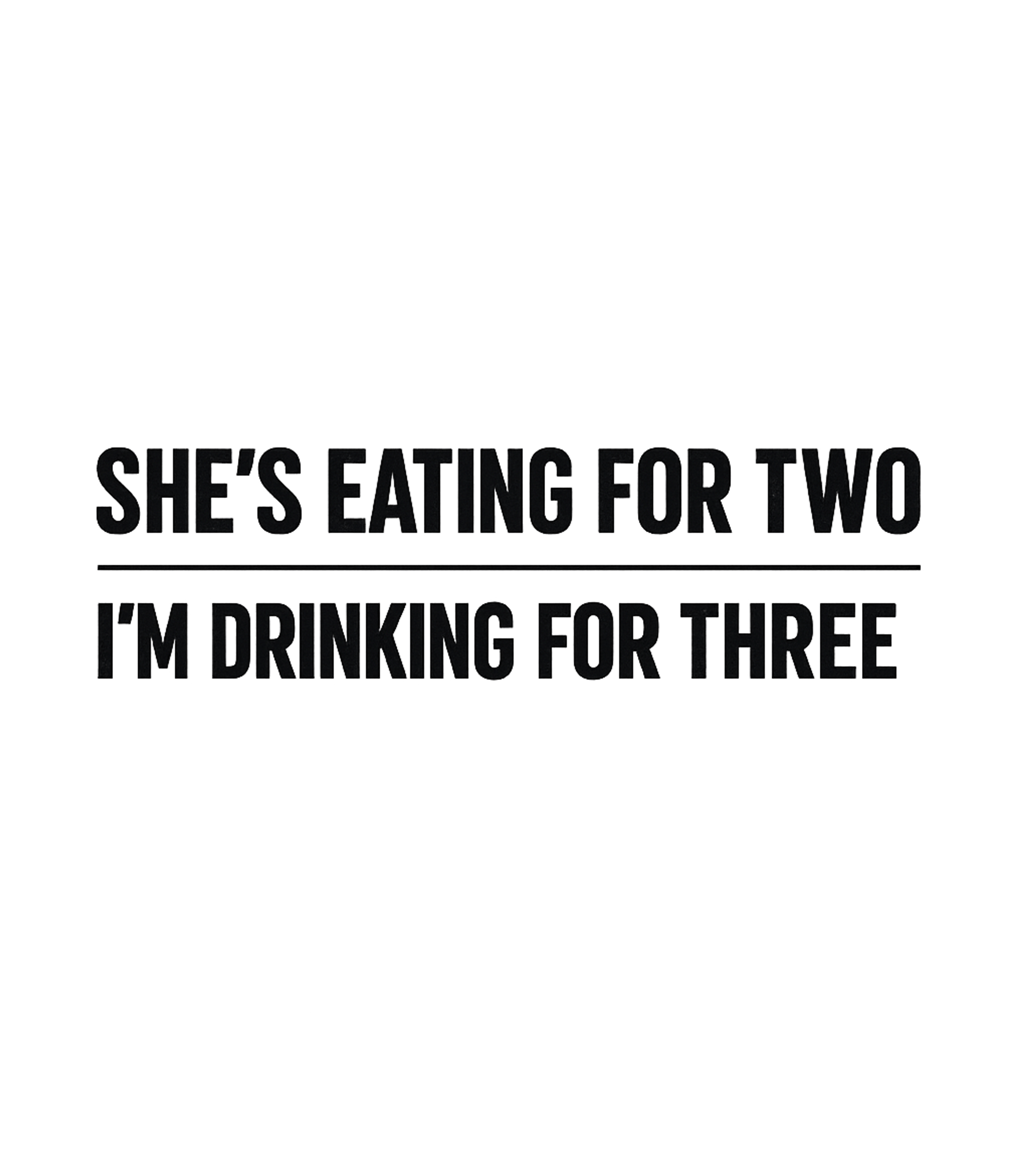 Eating Drinking For Three