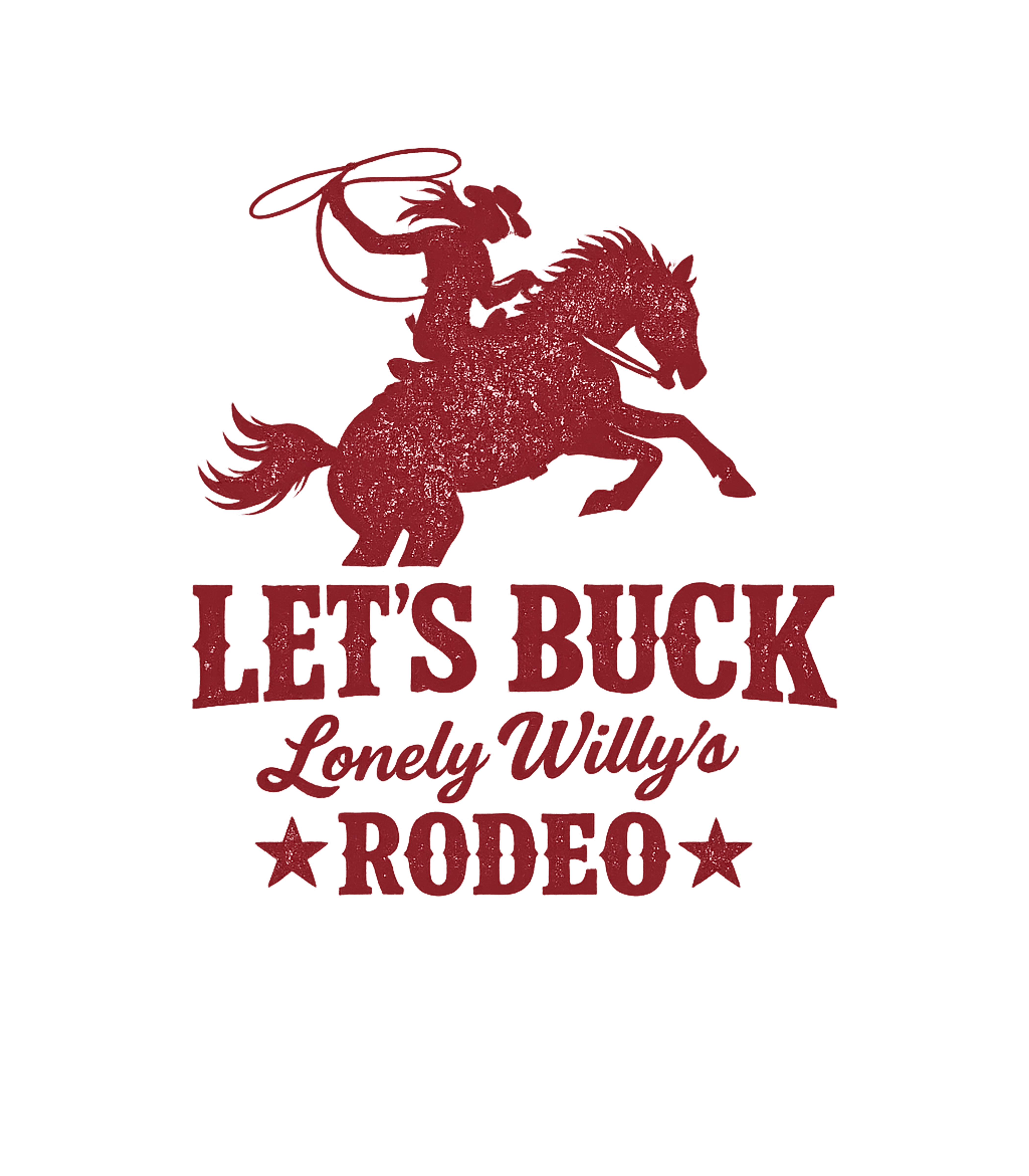 Lets Buck Rodeo Men's T Shirt