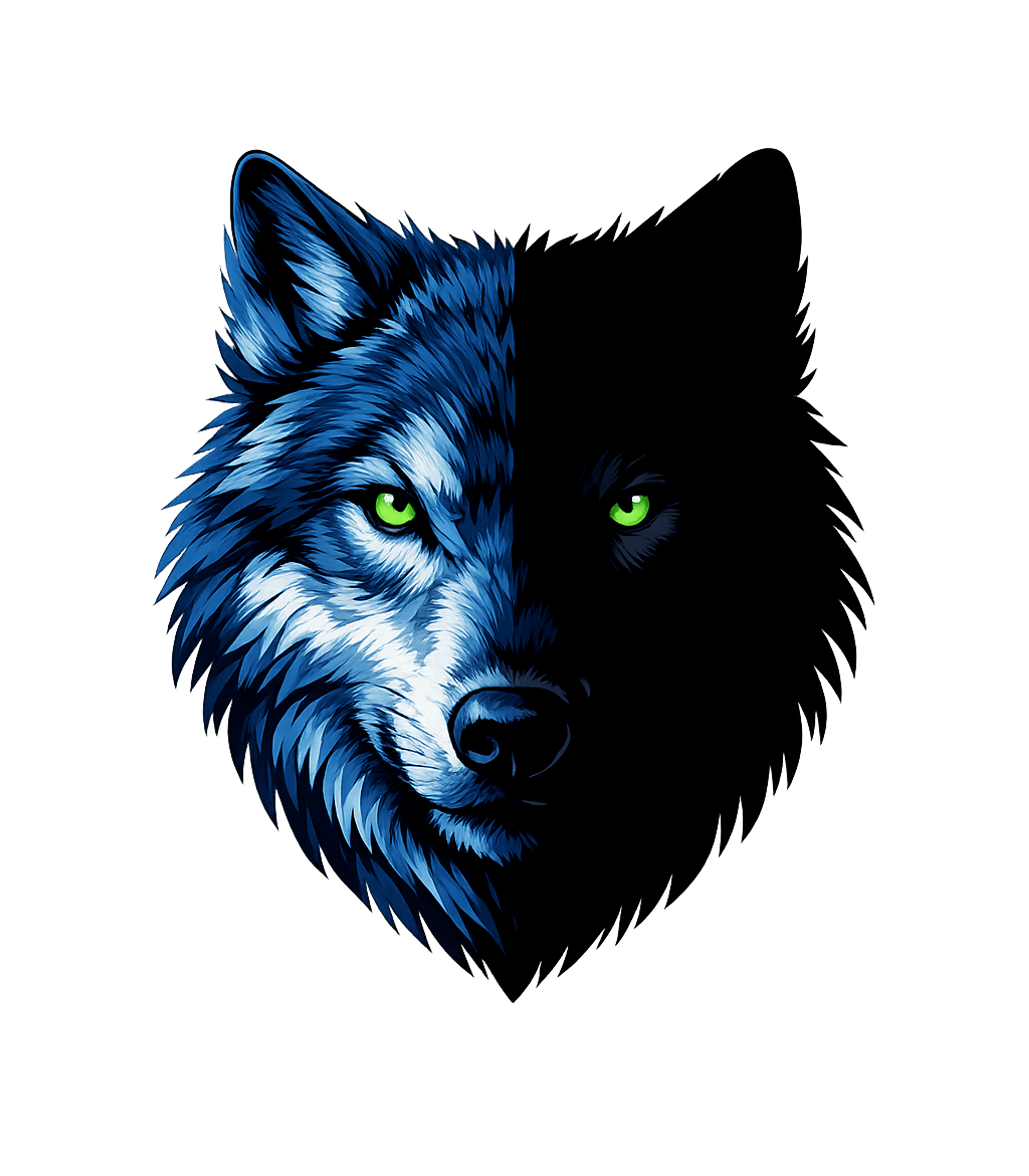 Mystic Blue Wolf