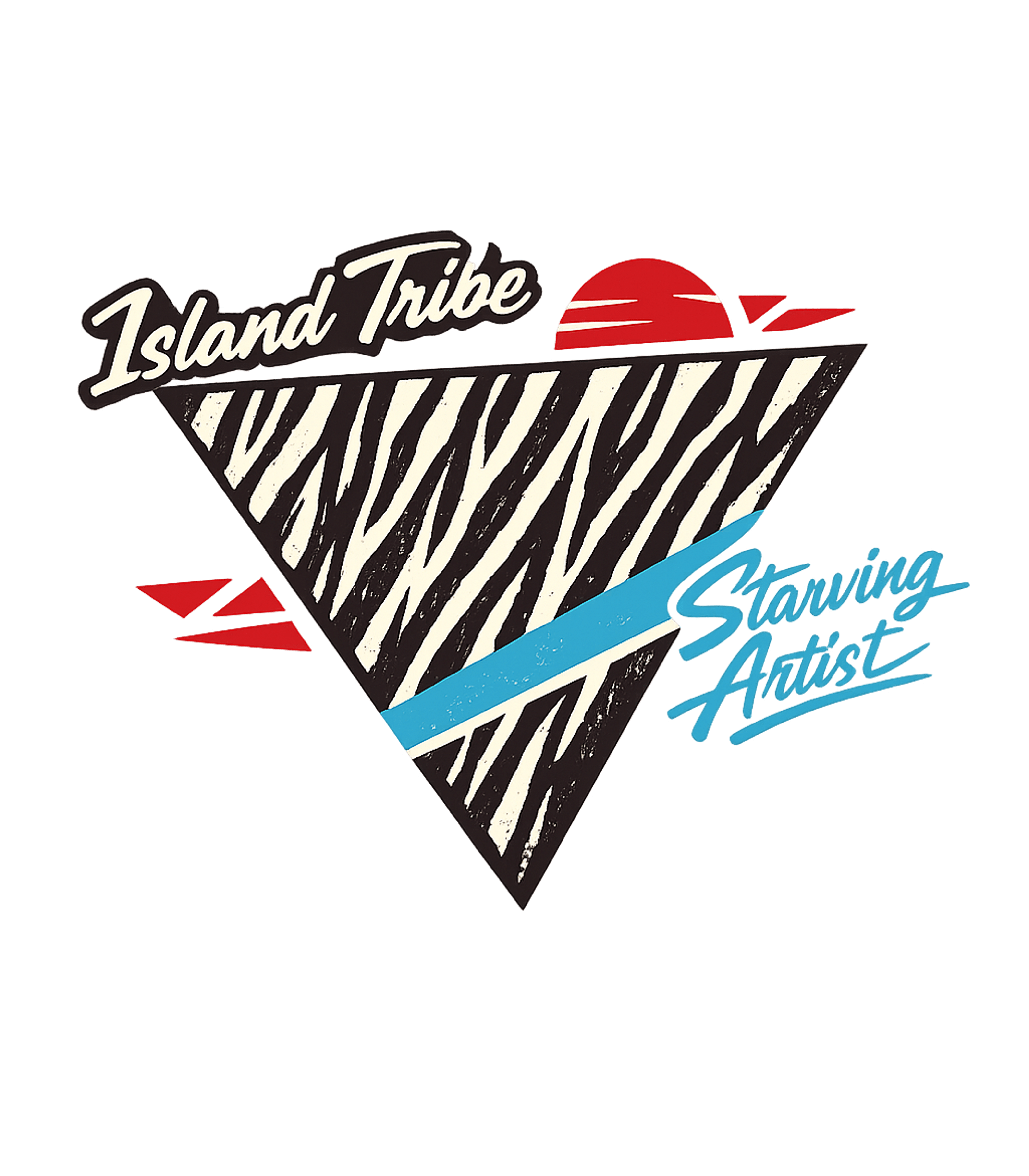 Vintage Island Tribe Starving Artist Single Stitch T-Shirt (1990s)
