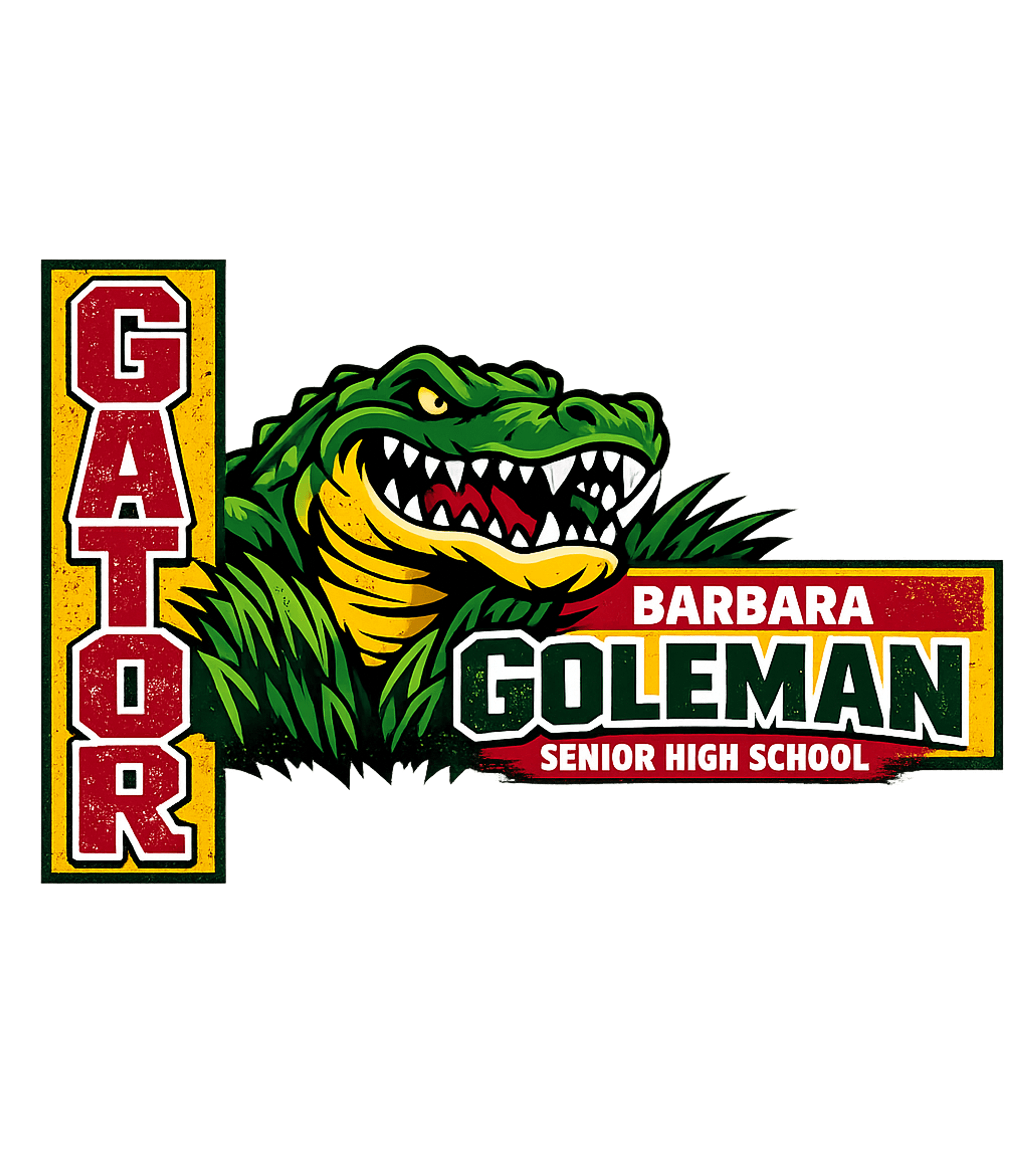 Vintage Gators Barbara Goleman Senior High School T-Shirt (1990s)