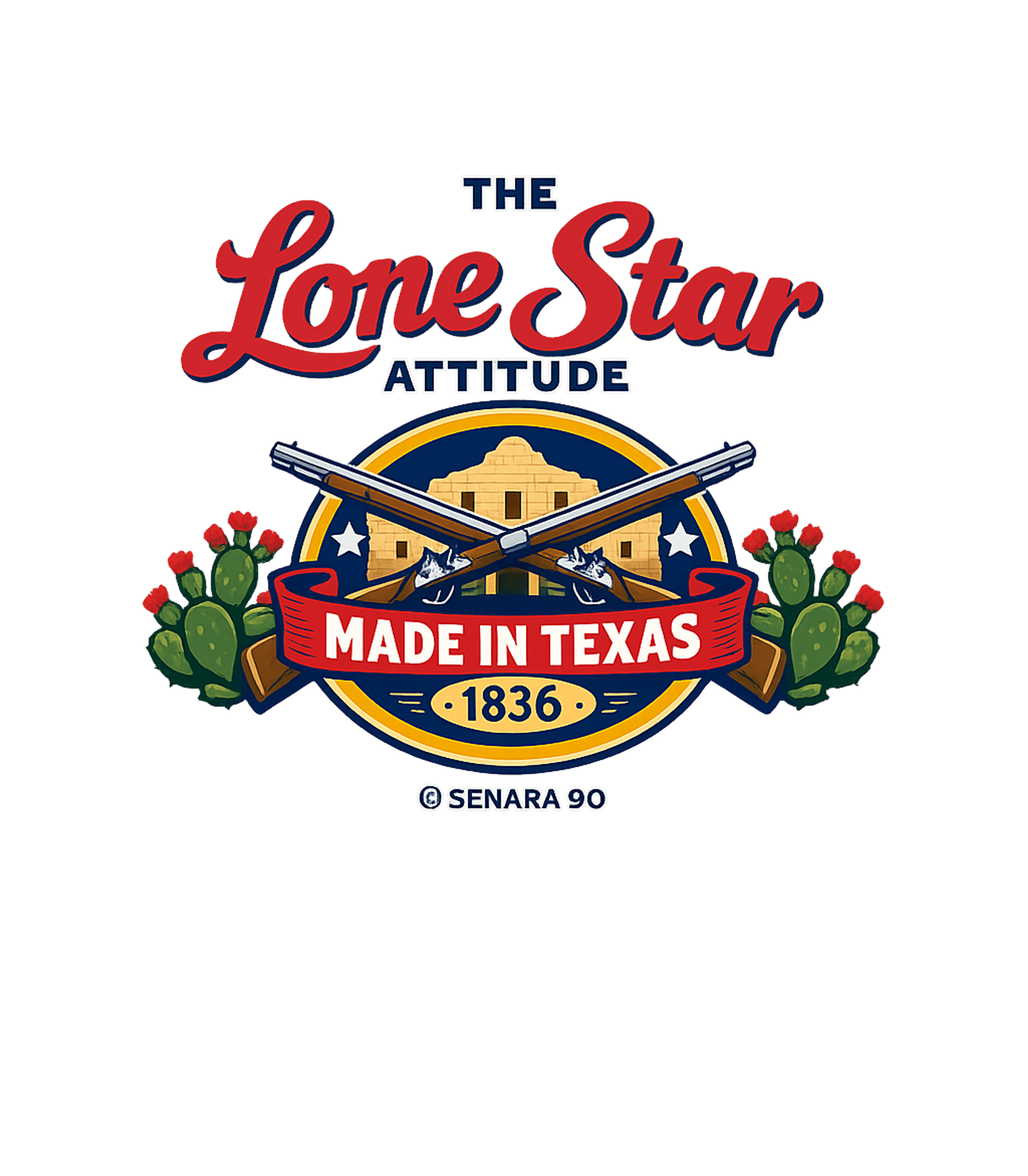 Vintage Lone Star Attitude T-Shirt (1990s)