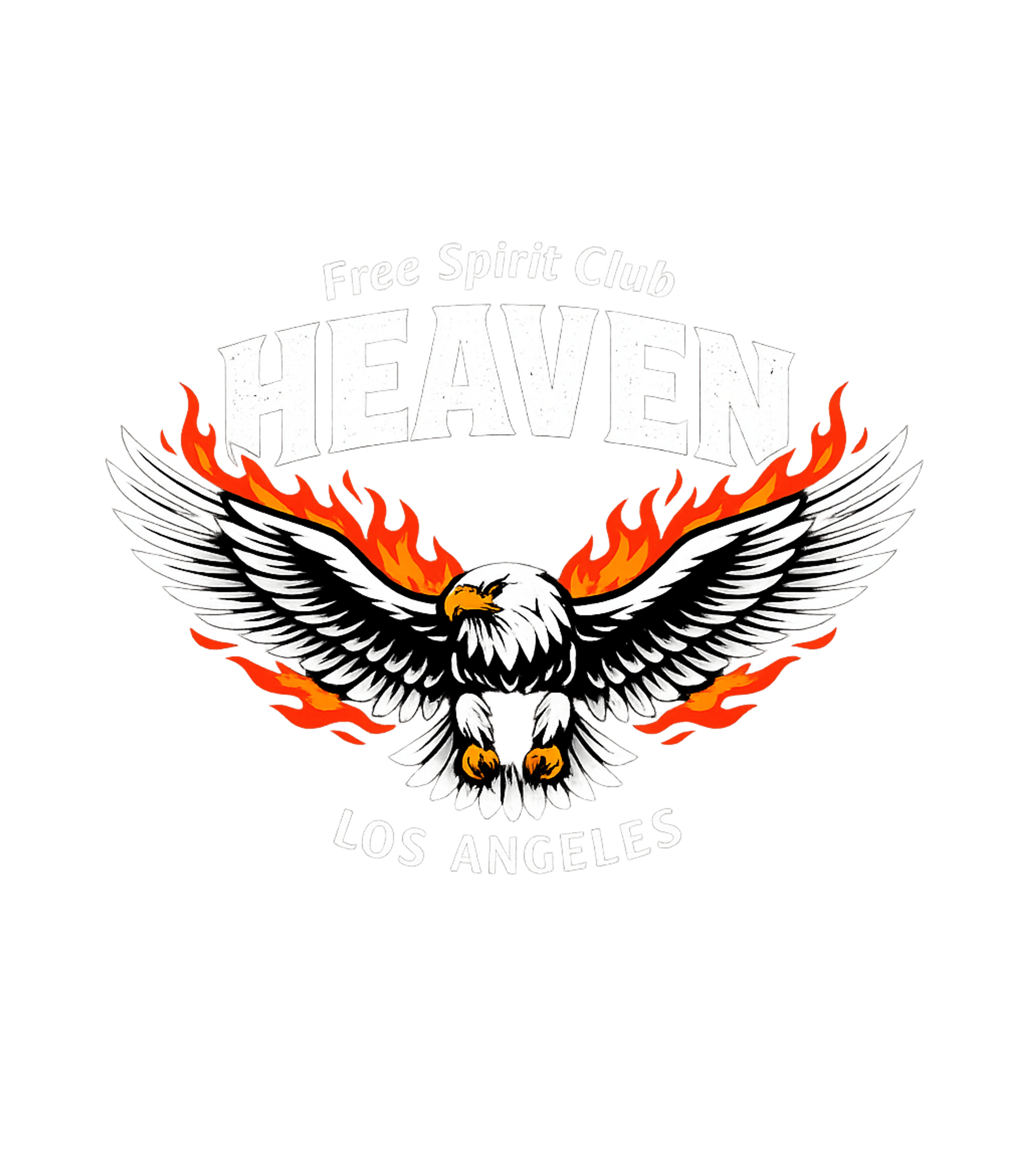 Free Spirit Club Heaven Los Angeles Crop Top