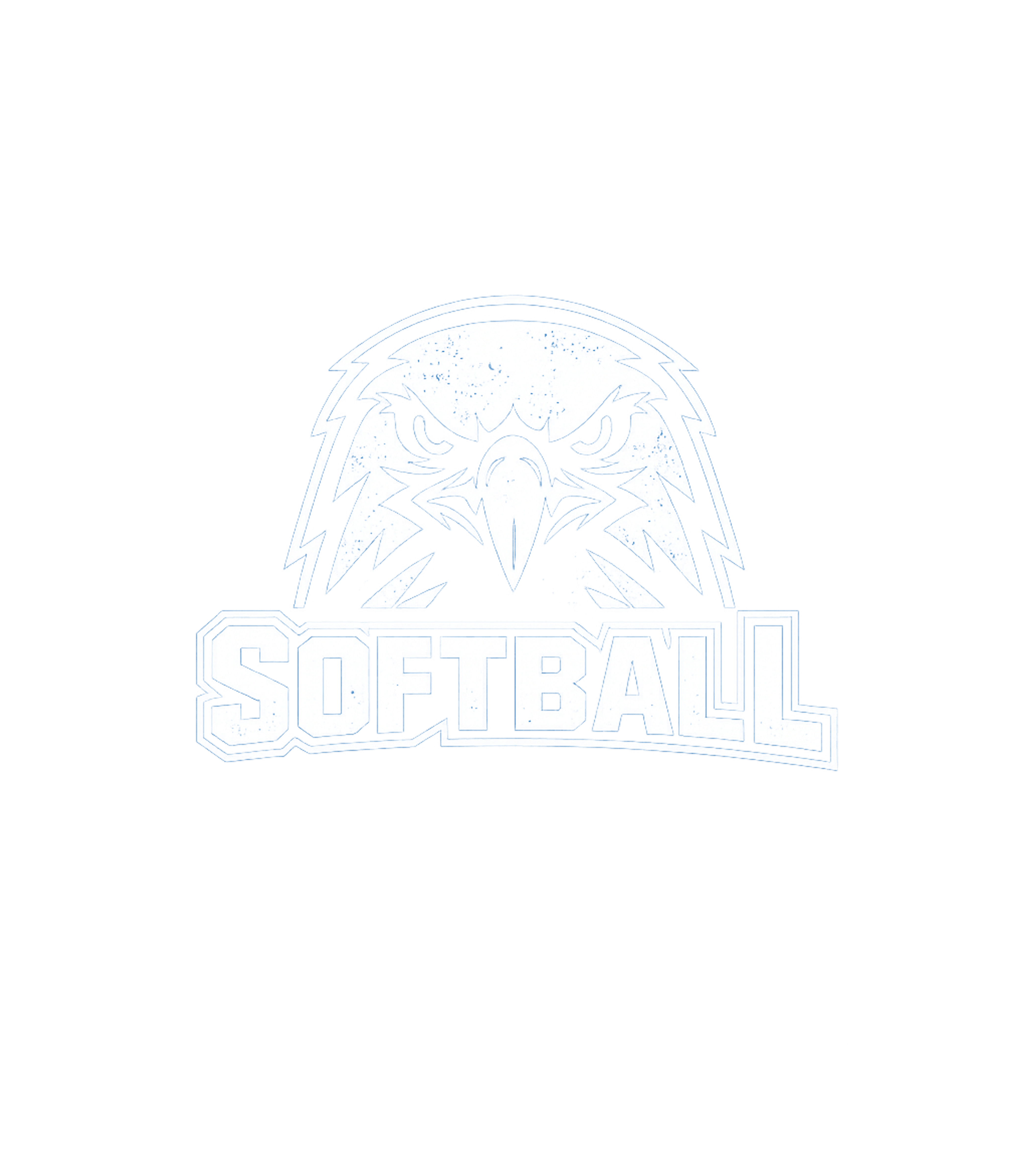 Softball Eagle Mascot