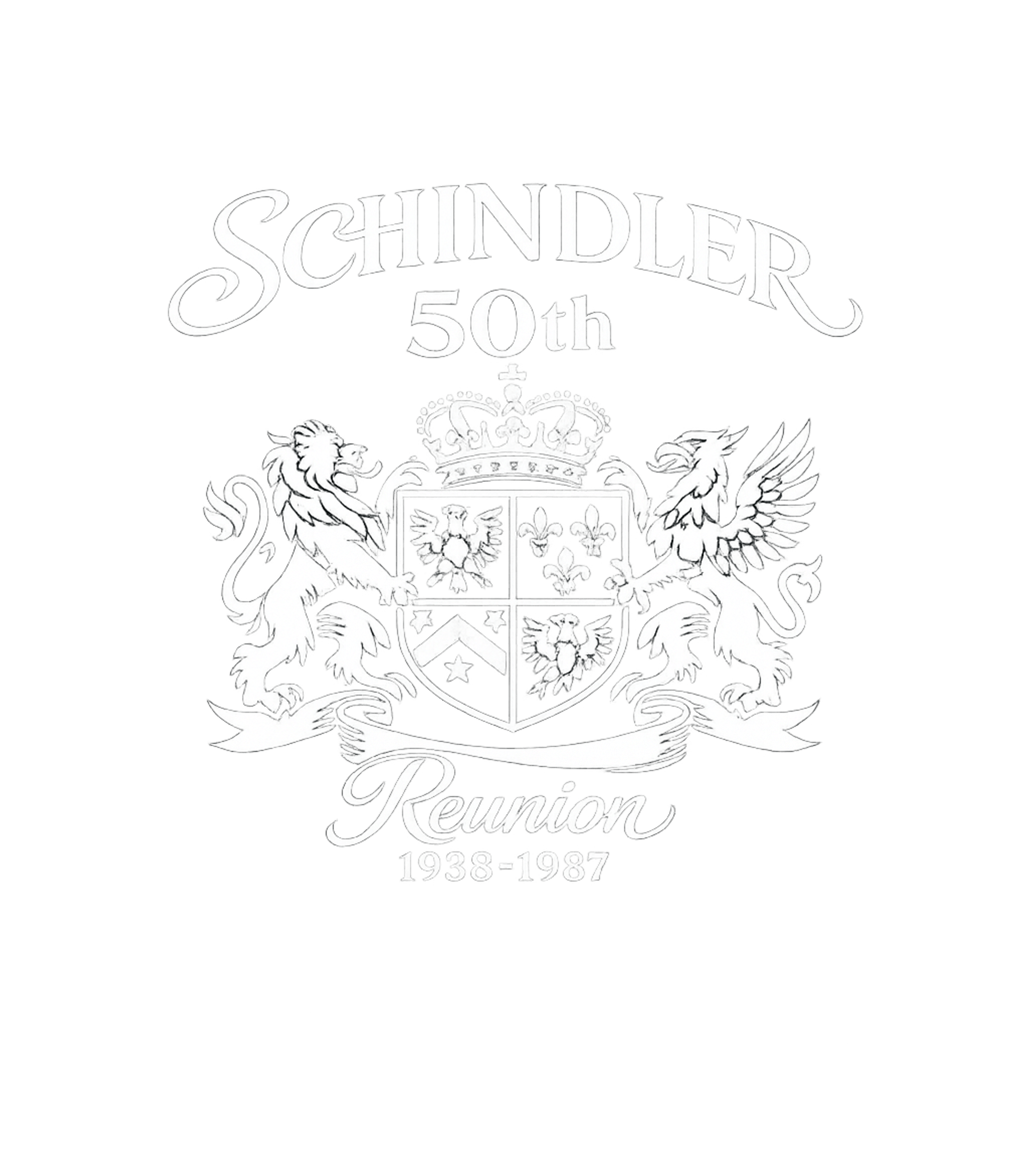 Vintage Schindler 50th Reunion T-Shirt (1987)