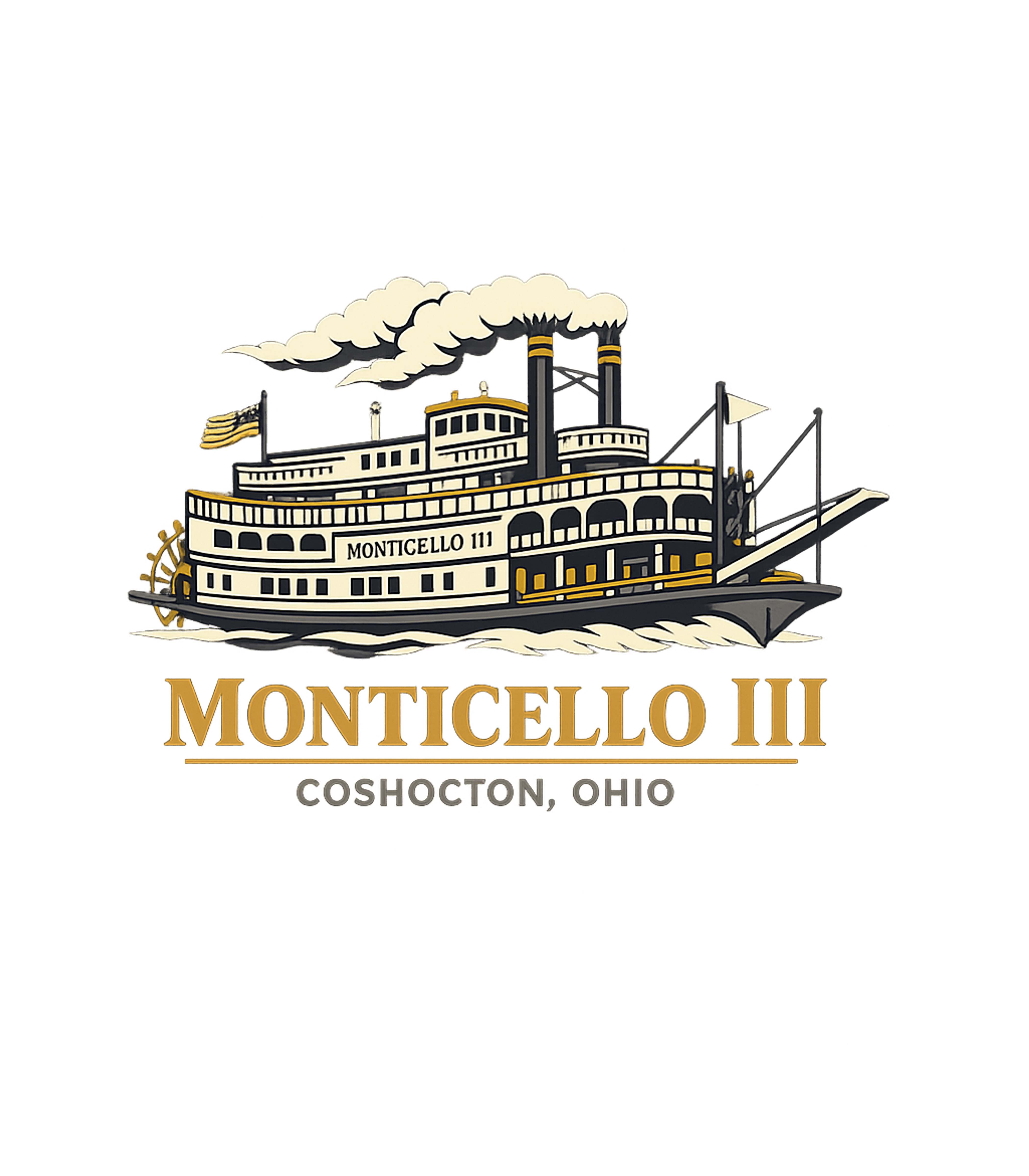 Vintage Monticello III Single Stitch T-Shirt (1990s)