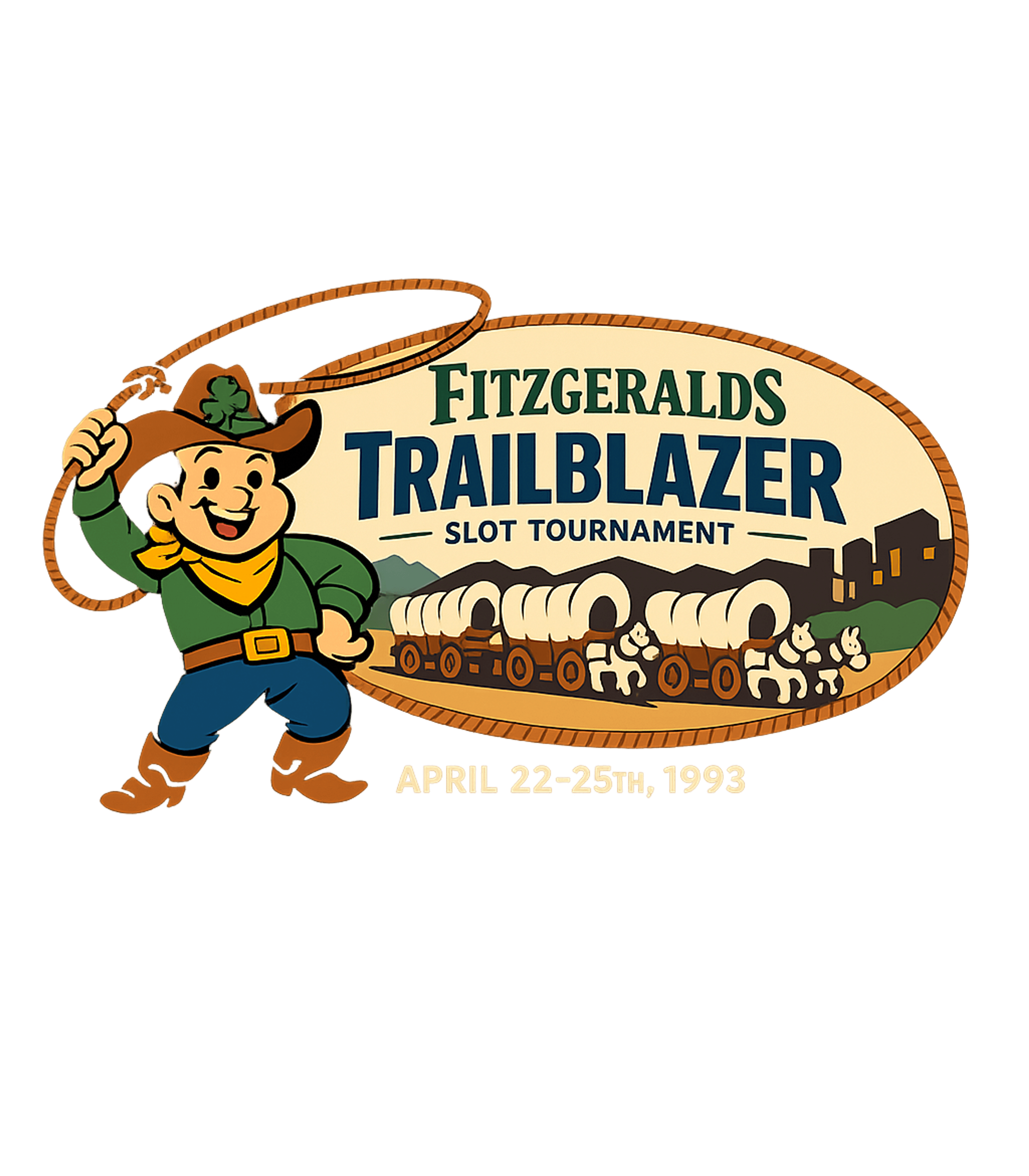 Vintage Fitzgerald's Trailblazer Single Stitch T-Shirt (1993)